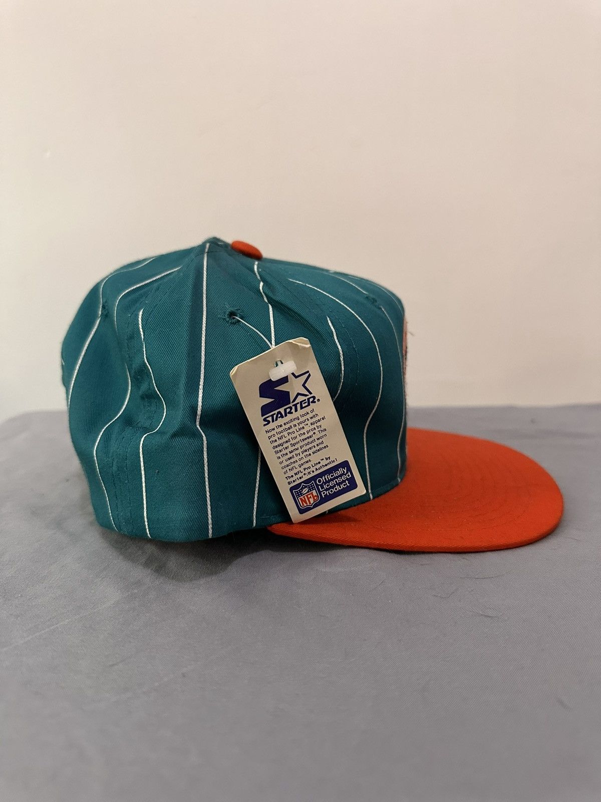 Starter Vintage Miami Dolphins NFL Starter Snapback With Tags Size ONE SIZE - 5 Thumbnail