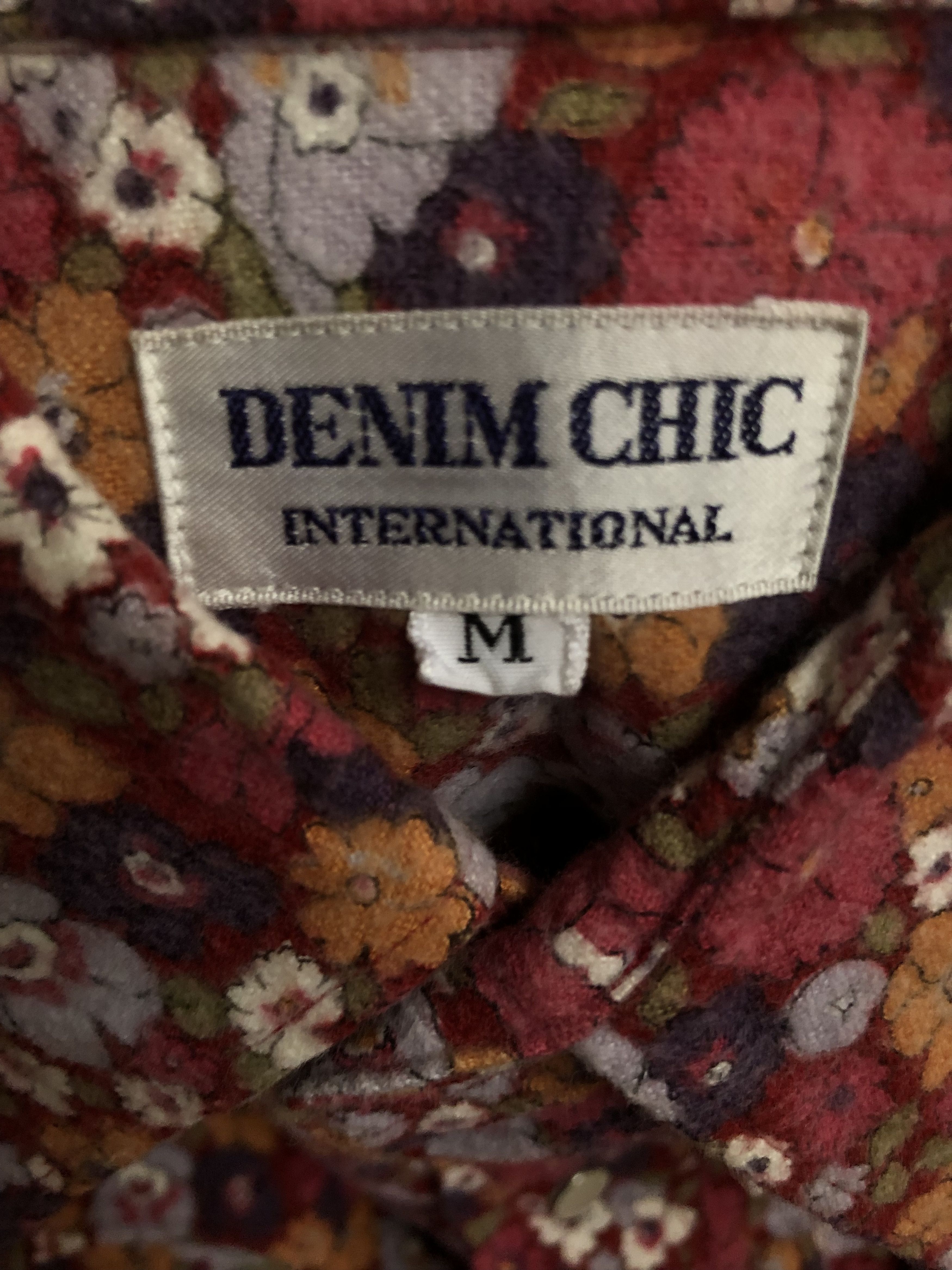 Japanese Brand Vintage Denim Chic International Floral Western Shirt Size US M / EU 48-50 / 2 - 4 Thumbnail