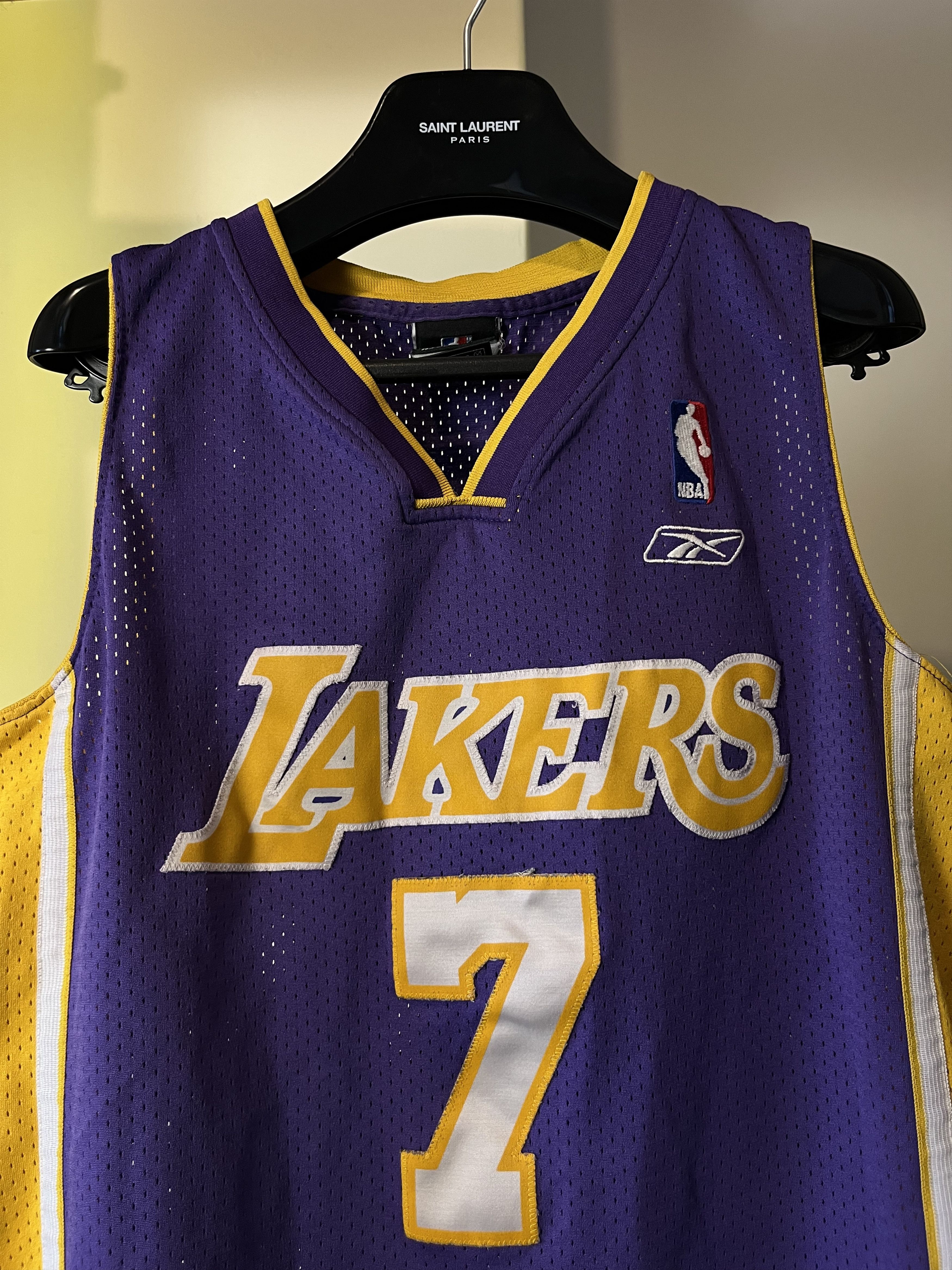 NBA × Reebok × Vintage Swingman Los Angeles Lakers Lamar Odom Jersey Rare Reebok Size US S / EU 44-46 / 1 - 2 Thumbnail