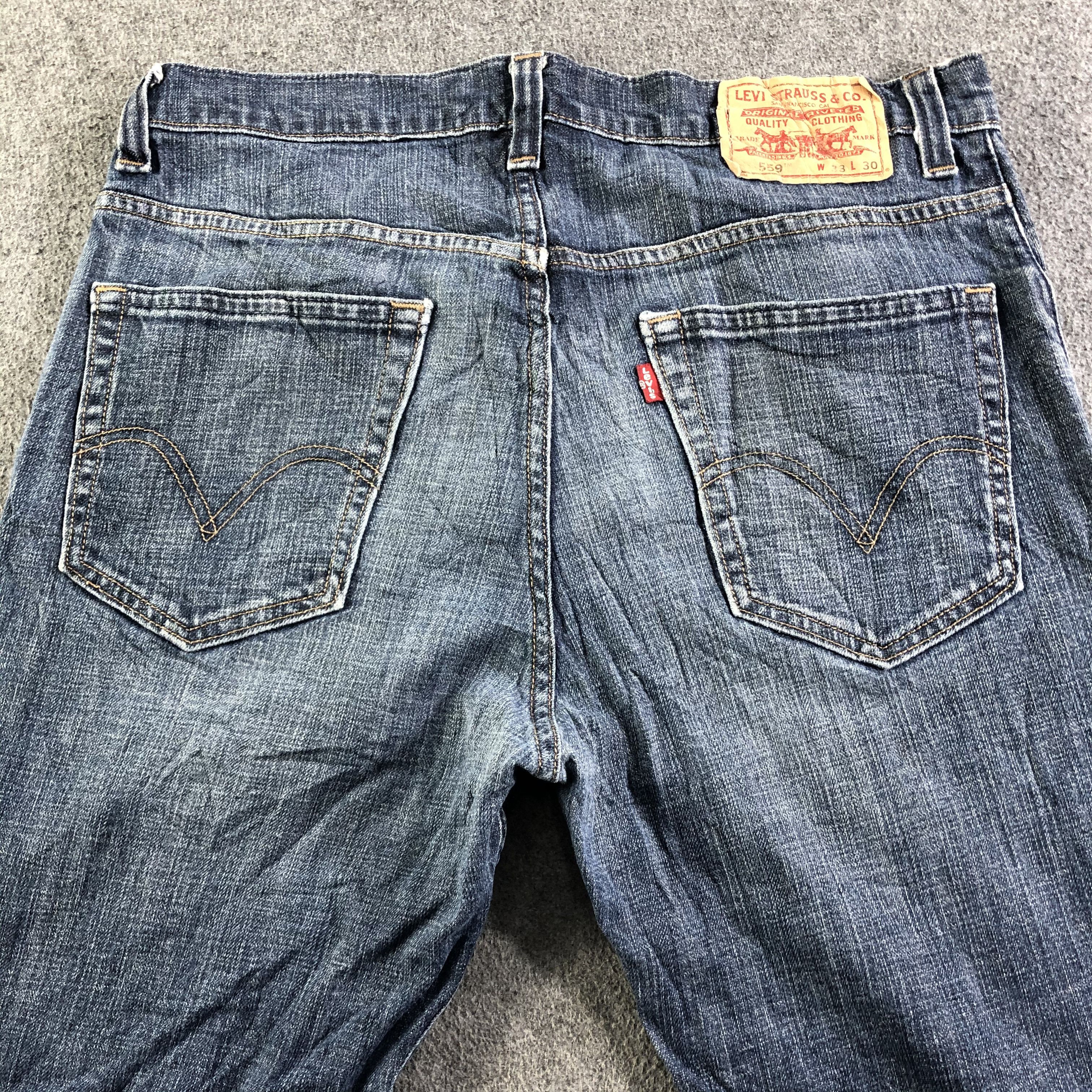 Levi's Vintage Blue Wash Levis 559 Jeans-J3238 Size US 35 - 4 Thumbnail