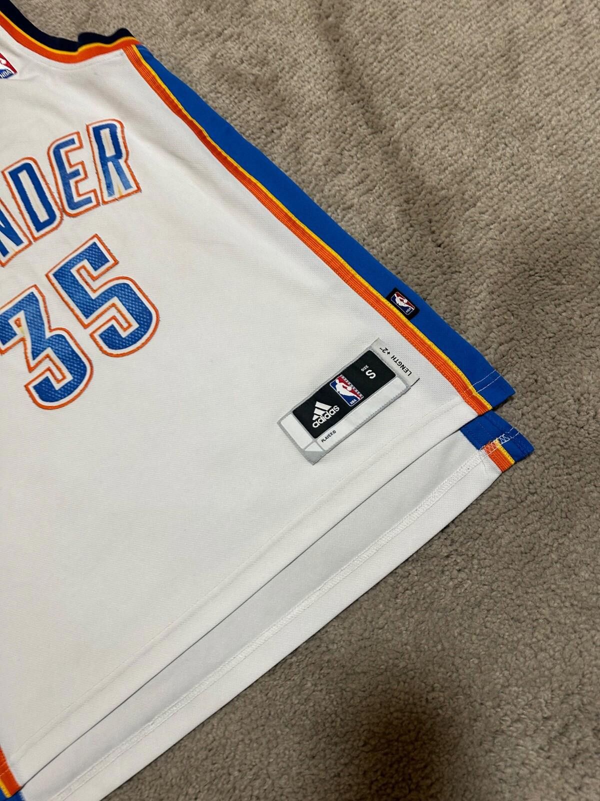Adidas NBA OKLAHOMA CITY THUNDER BASKETBALL SHIRT Size S #35 DURANT Size US S / EU 44-46 / 1 - 2 Thumbnail