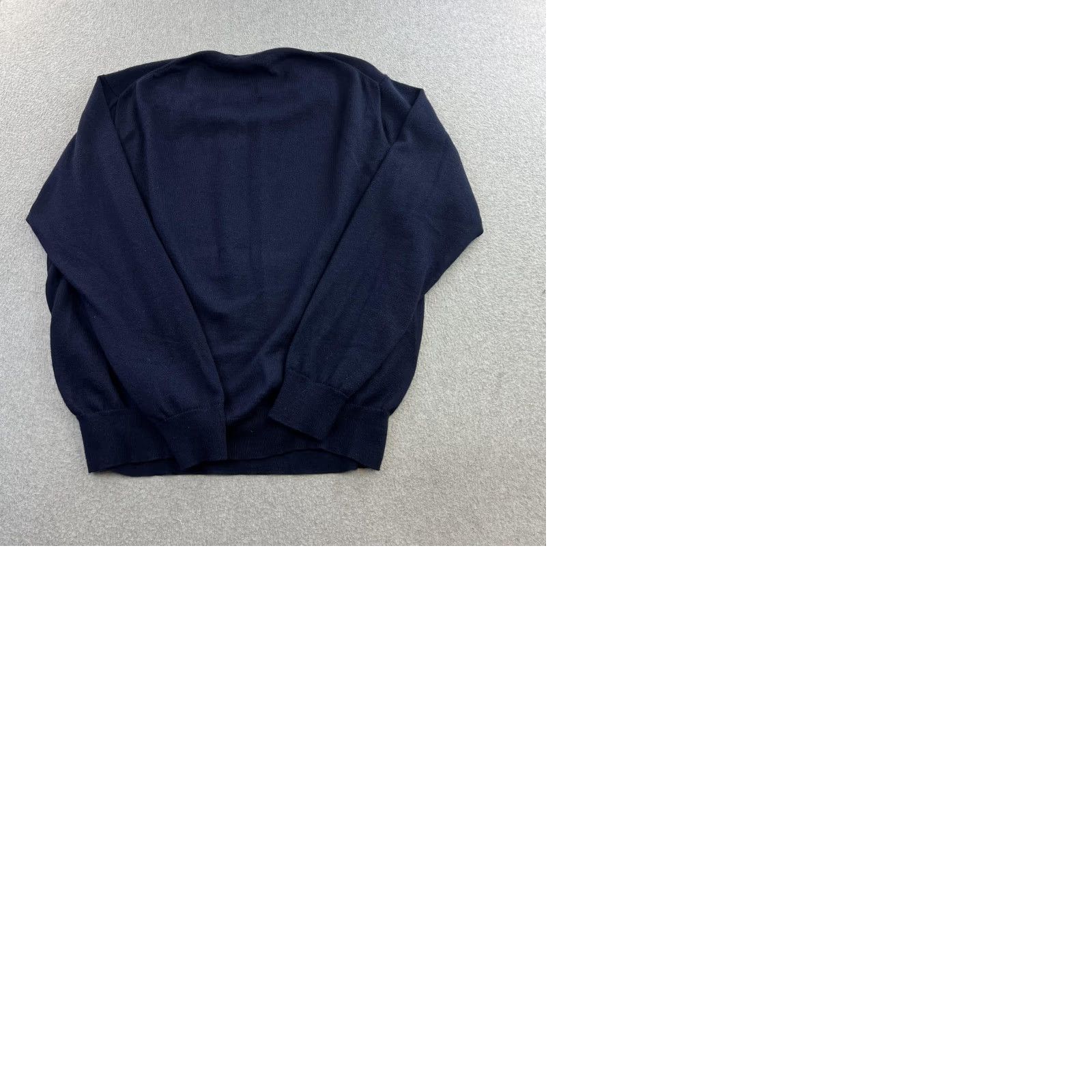 Peter Millar Peter Millar Sweater Mens XL Navy V-Neck Knit Pullover Lightweight Adult Size US XL / EU 56 / 4 - 9 Thumbnail
