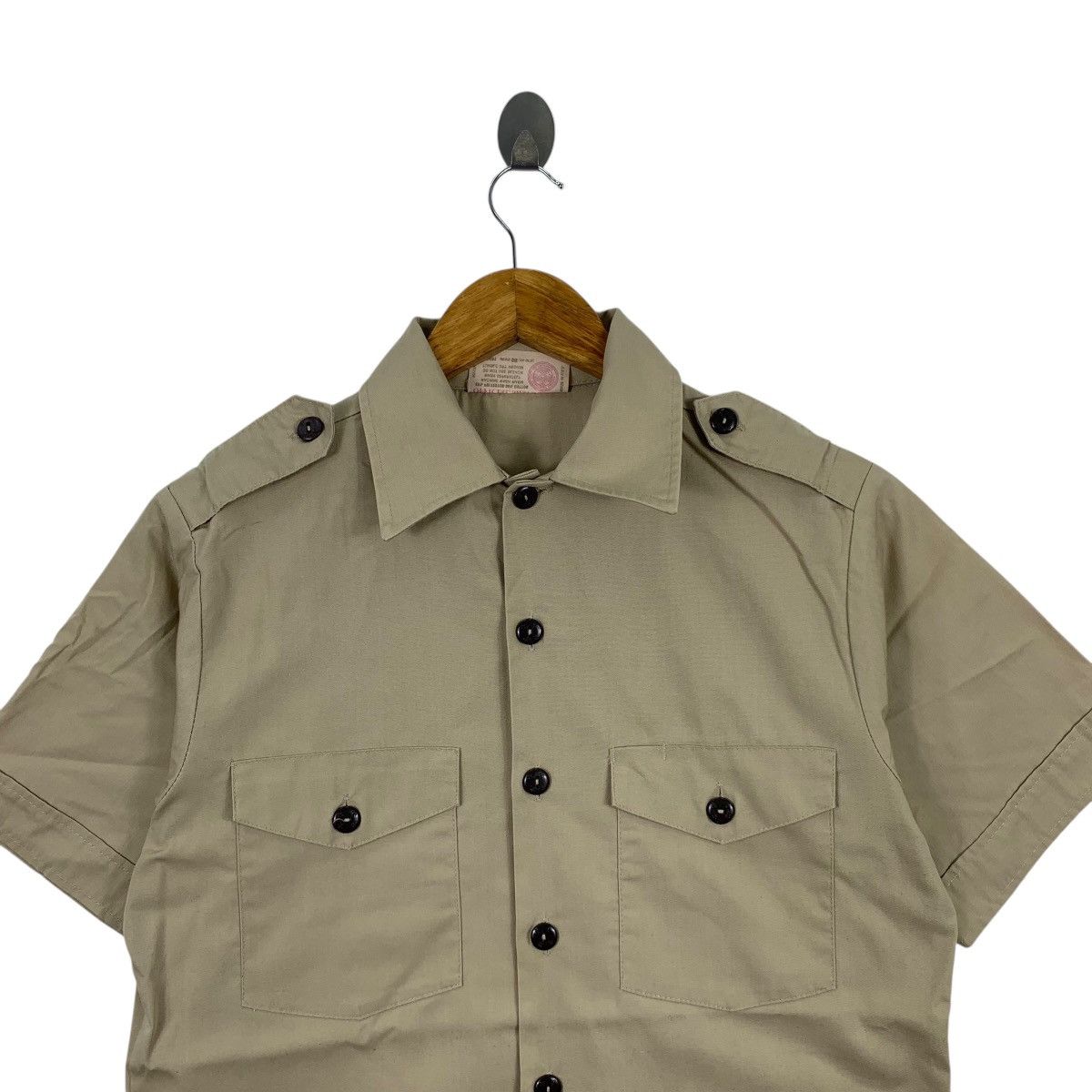 Vintage Vintage BOY OF SCOUTS Made In Usa Worker Uniform Shirts Size US M / EU 48-50 / 2 - 3 Thumbnail