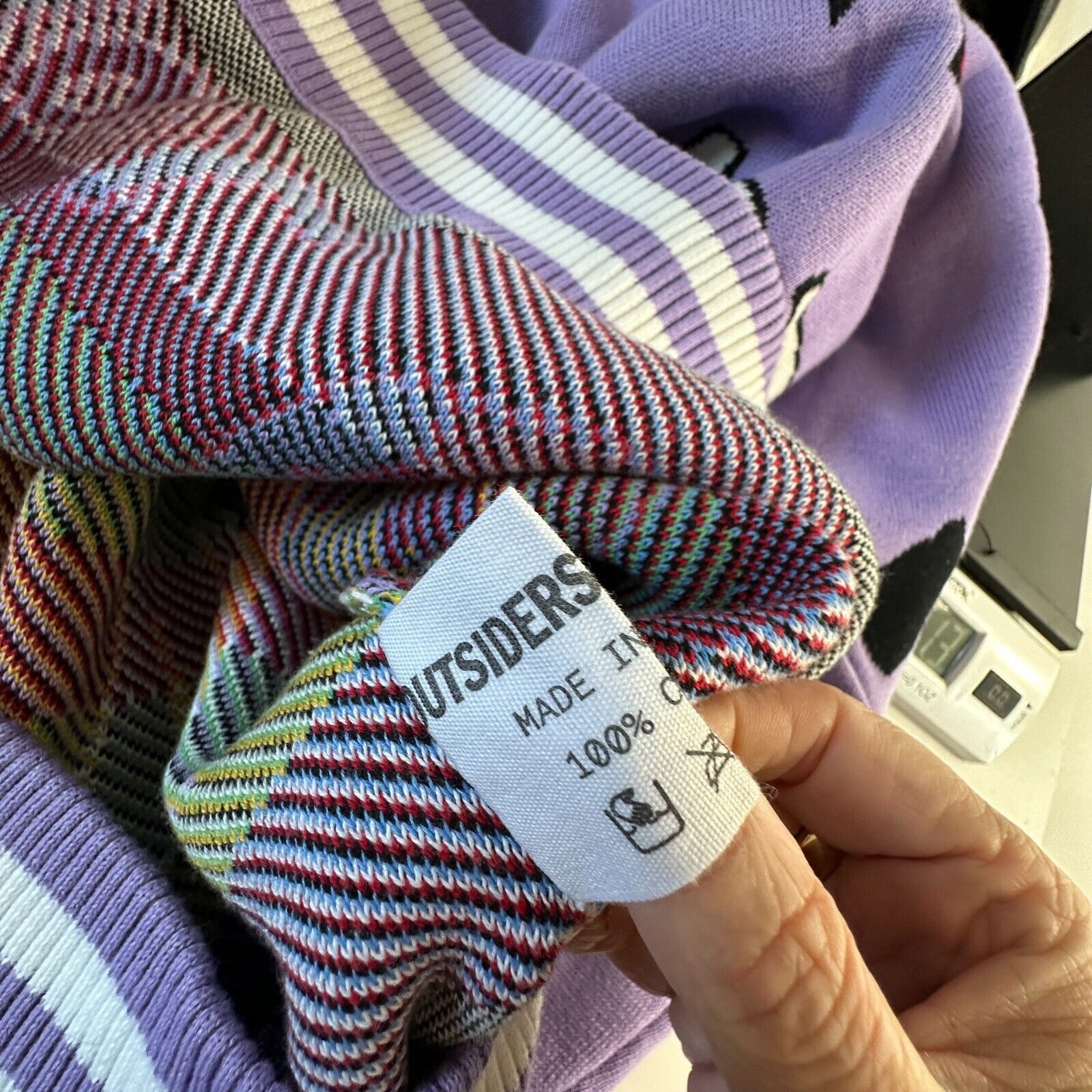 Other Outsiders Division Purple Art School Graphic Sweatshirt M Size M / US 6-8 / IT 42-44 - 10 Thumbnail
