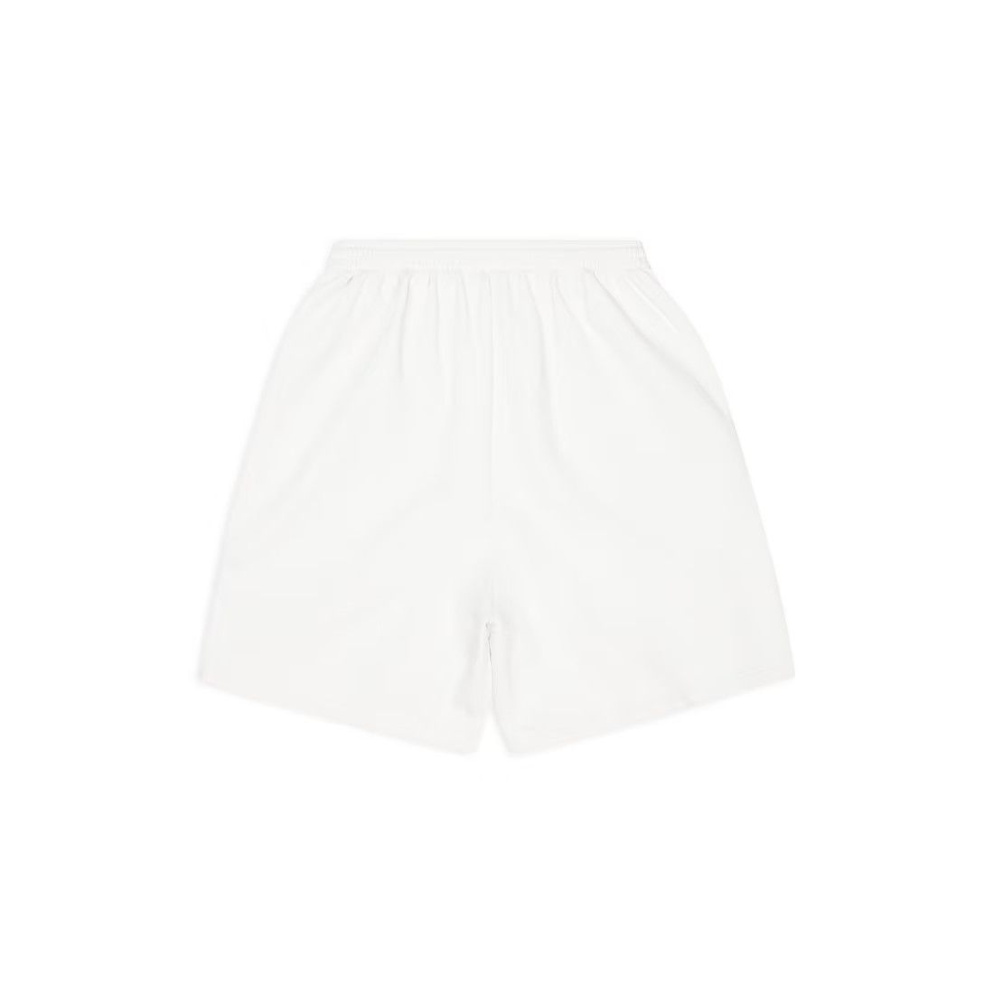 Balenciaga o1mt1gz0924 Sweat Shorts in White Size 27" / US 4 / IT 40 - 2 Thumbnail