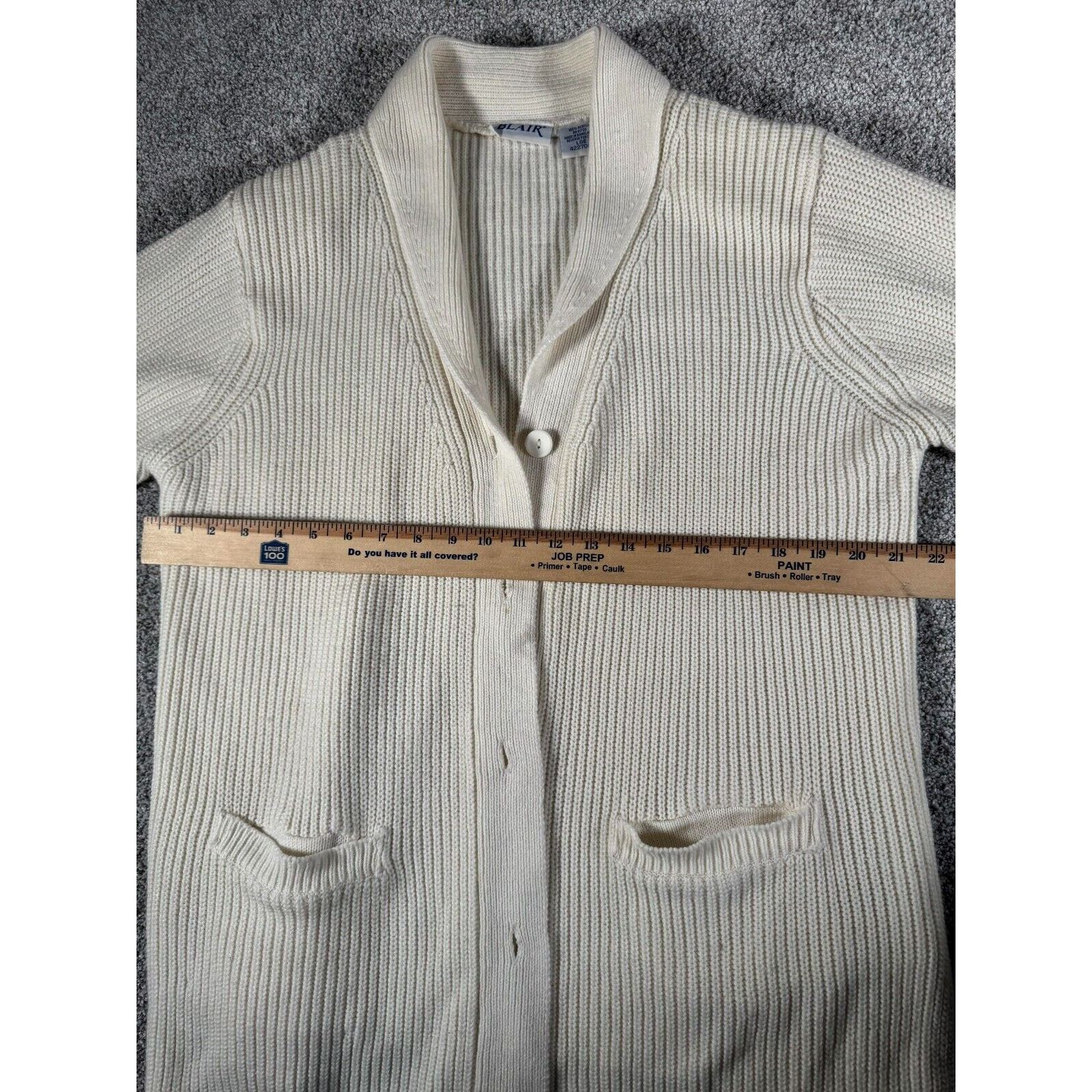 Other Blair Cardigan Womens L Grandpa Sweater Vintage 80s Academia Size L / US 10 / IT 46 - 5 Thumbnail