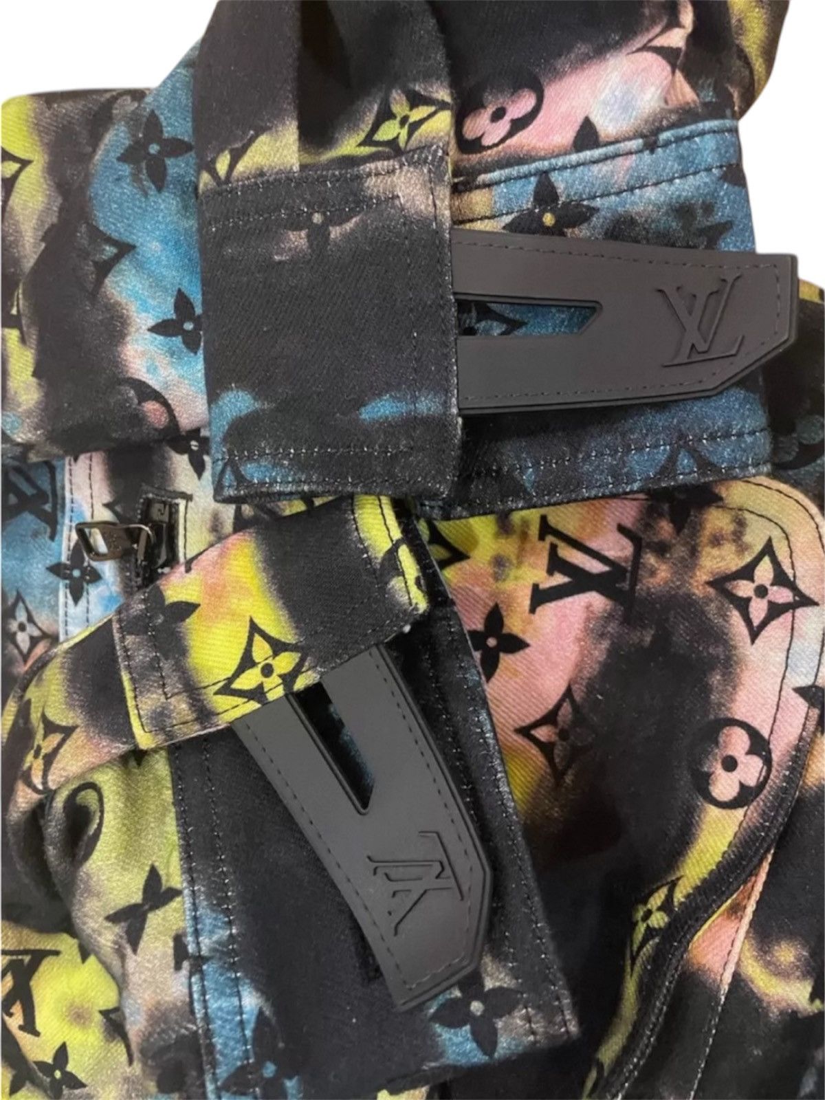Louis Vuitton Louis Vuitton 4L Printed Monogram Long Sleeve Denim Overcoat Size US XXL / EU 58 / 5 - 7 Thumbnail
