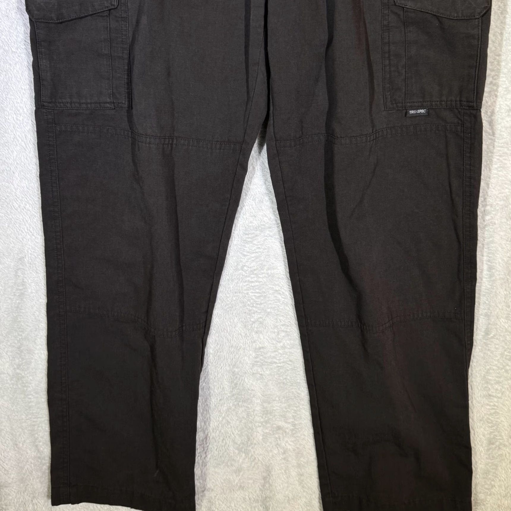 Vintage Tru-Spec Pants Men’s 32x32 Black Tactical Cargo Cotton High-Rise Straight Leg Size US 32 / EU 48 - 5 Thumbnail
