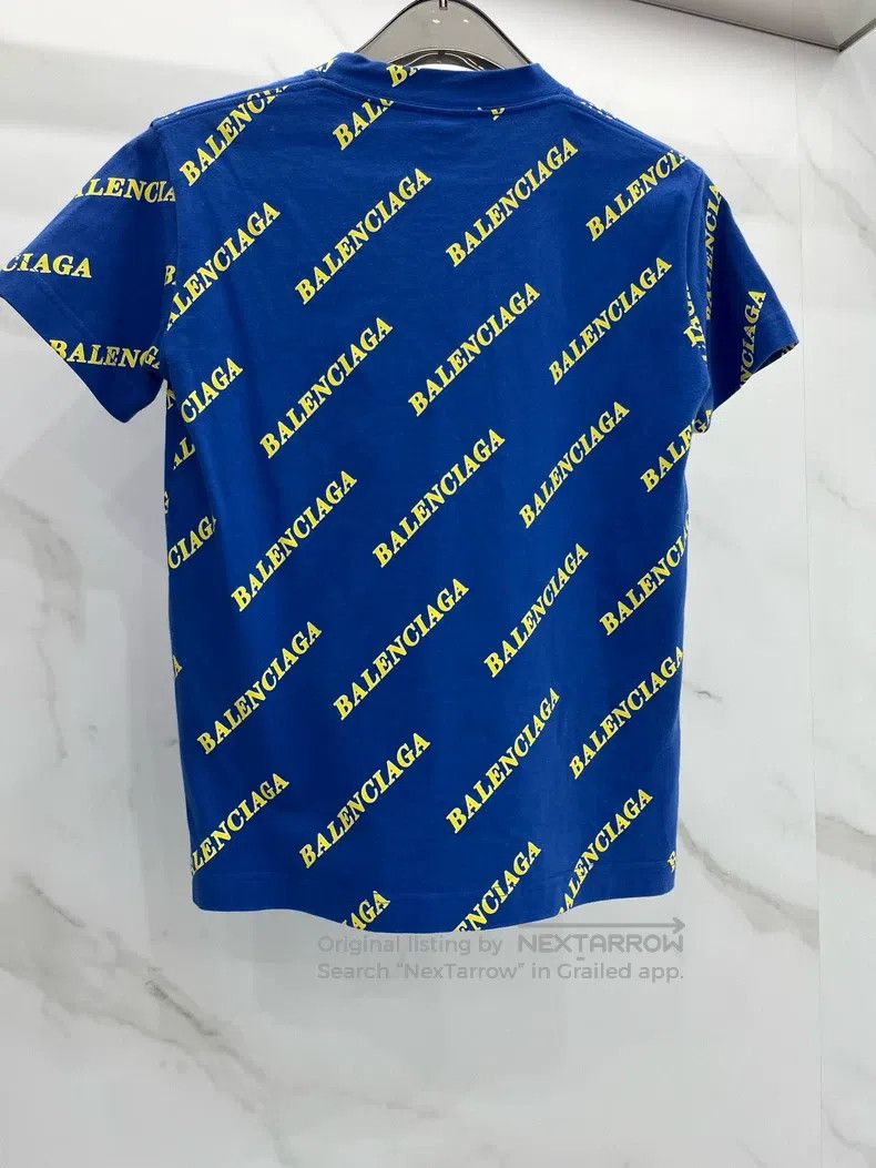 Balenciaga Balenciaga Full Logo Short Sleeve Top Size US XS / EU 42 / 0 - 2 Thumbnail