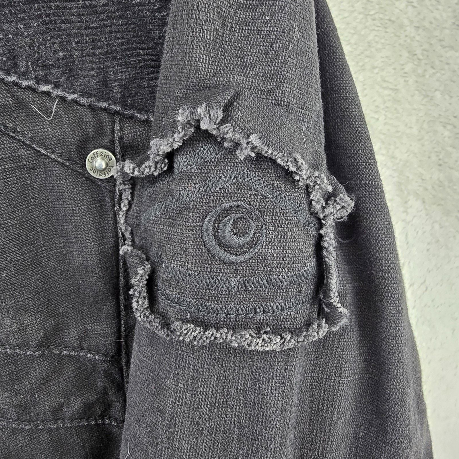 Other Vintage Caffeine New York Jacket Large Distressed Rave Y2K Size L / US 10 / IT 46 - 6 Thumbnail