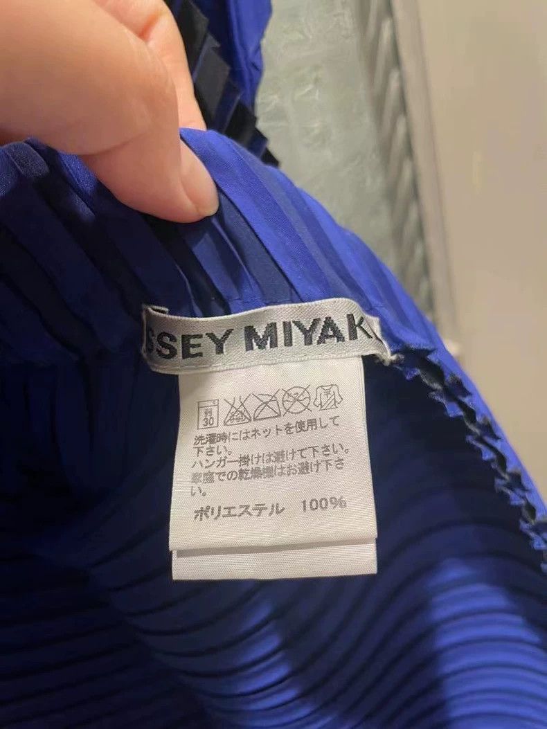 Issey Miyake Issey Miyake Dark blue main line horizontal striped irregu Size M / US 6-8 / IT 42-44 - 5 Thumbnail