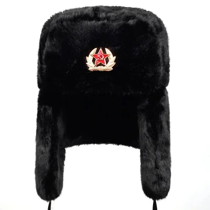 Japanese Brand × Vintage Russian bomber cap outdoor warm earmuffs Size ONE SIZE - 1 Thumbnail