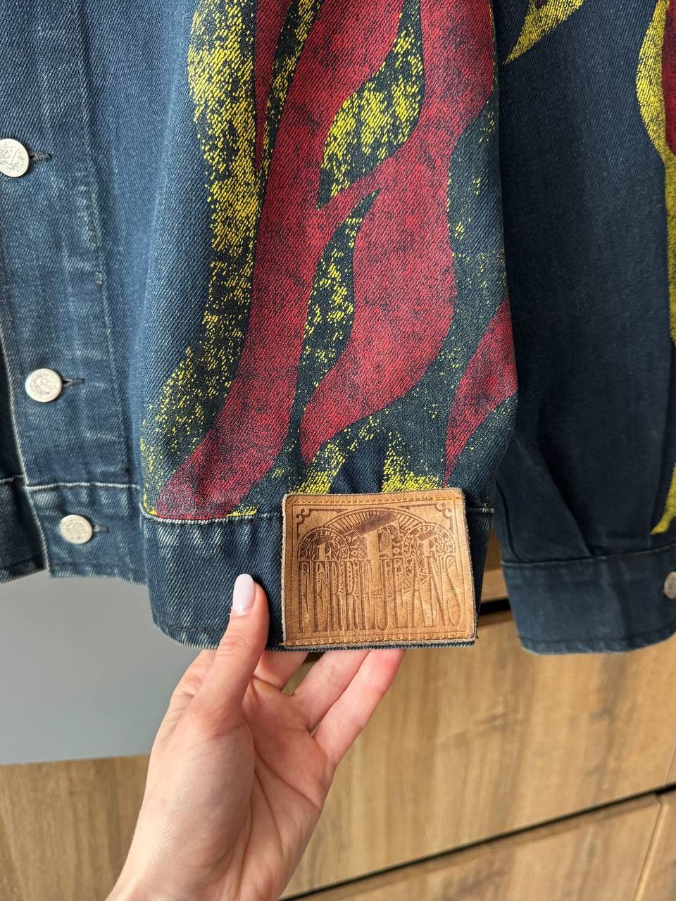 Ferre Vtg FERRE JEANS Denim Jacket Western Wear Made in Italy Size US L / EU 52-54 / 3 - 6 Thumbnail