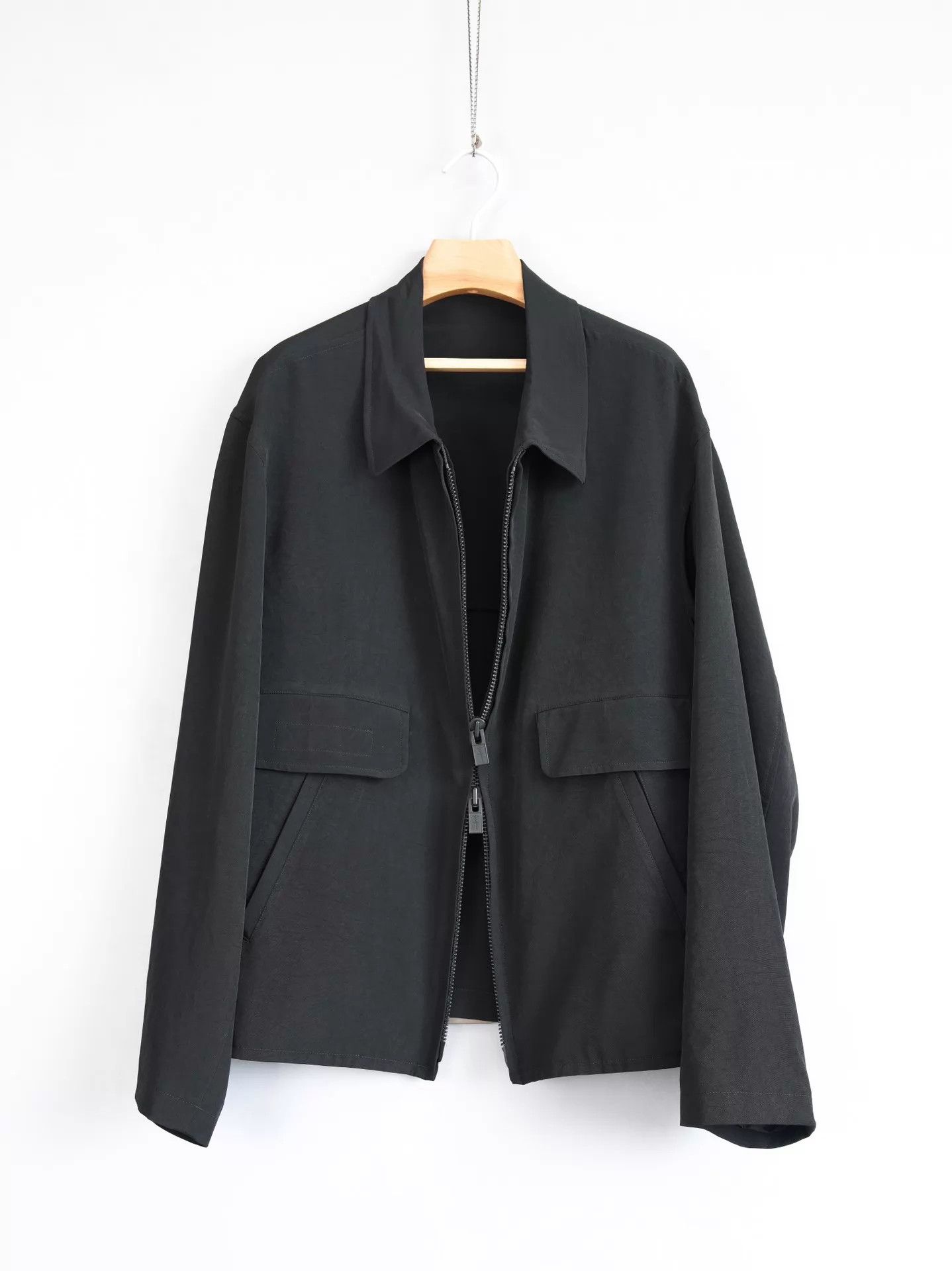 Yohji Yamamoto Yohji Yamamoto 24SS Zip Triacetate Jacket Size US L / EU 52-54 / 3 - 1 Thumbnail