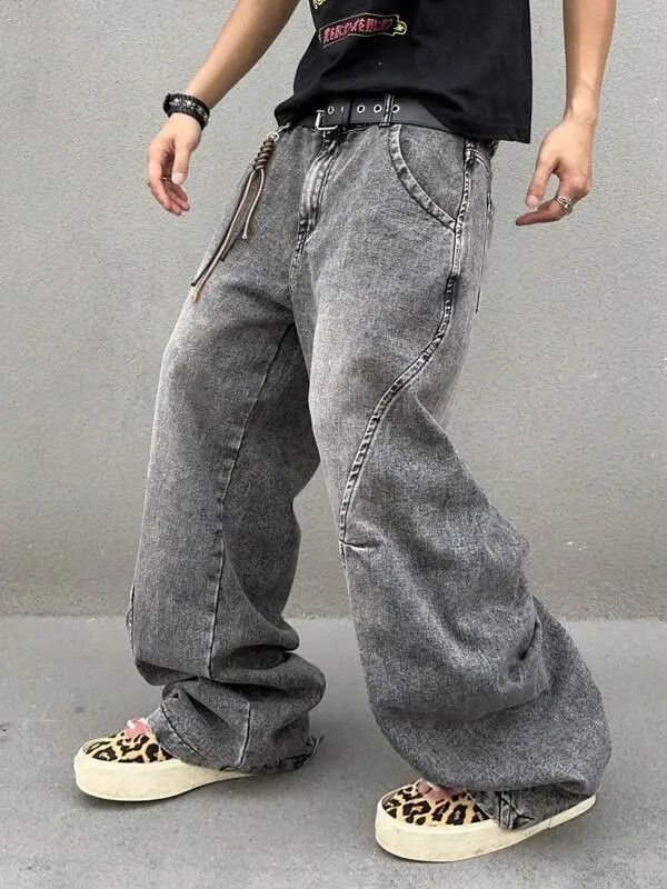 Japanese Brand Fukada x Kino Faded Baggy Denim Jeans Loose fit Size US 32 / EU 48 - 8 Thumbnail