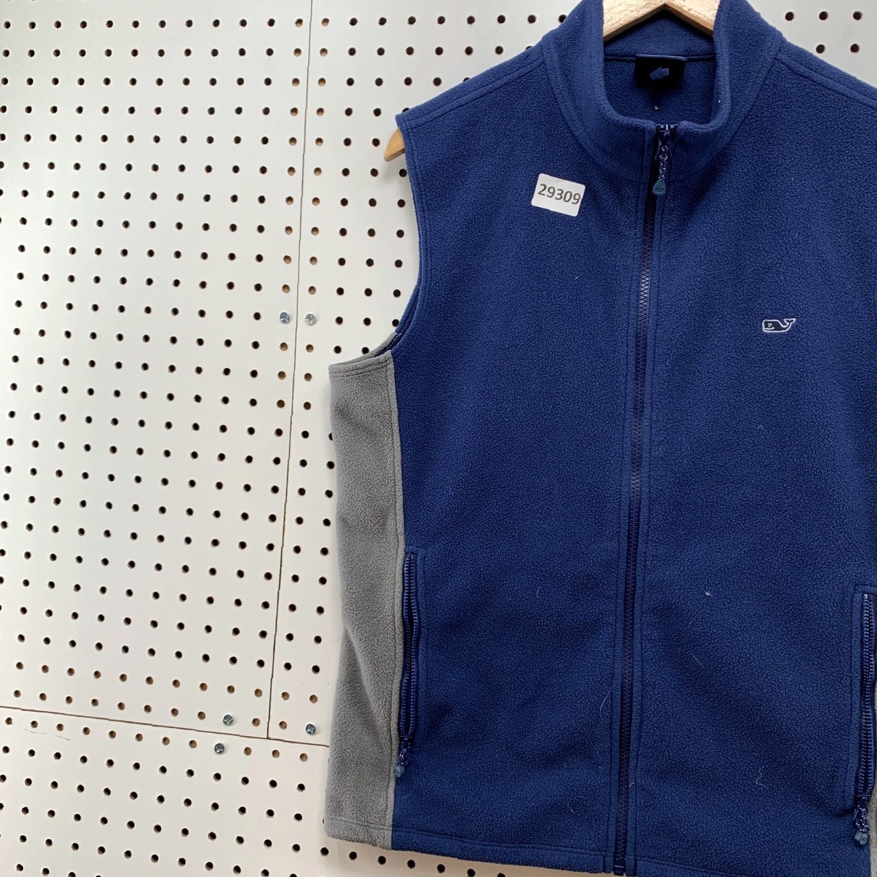 Vineyard Vines Vineyard Vines Fleece Zip Vest Jacket Adult Small Gray Blue SLeevless Size US S / EU 44-46 / 1 - 3 Thumbnail