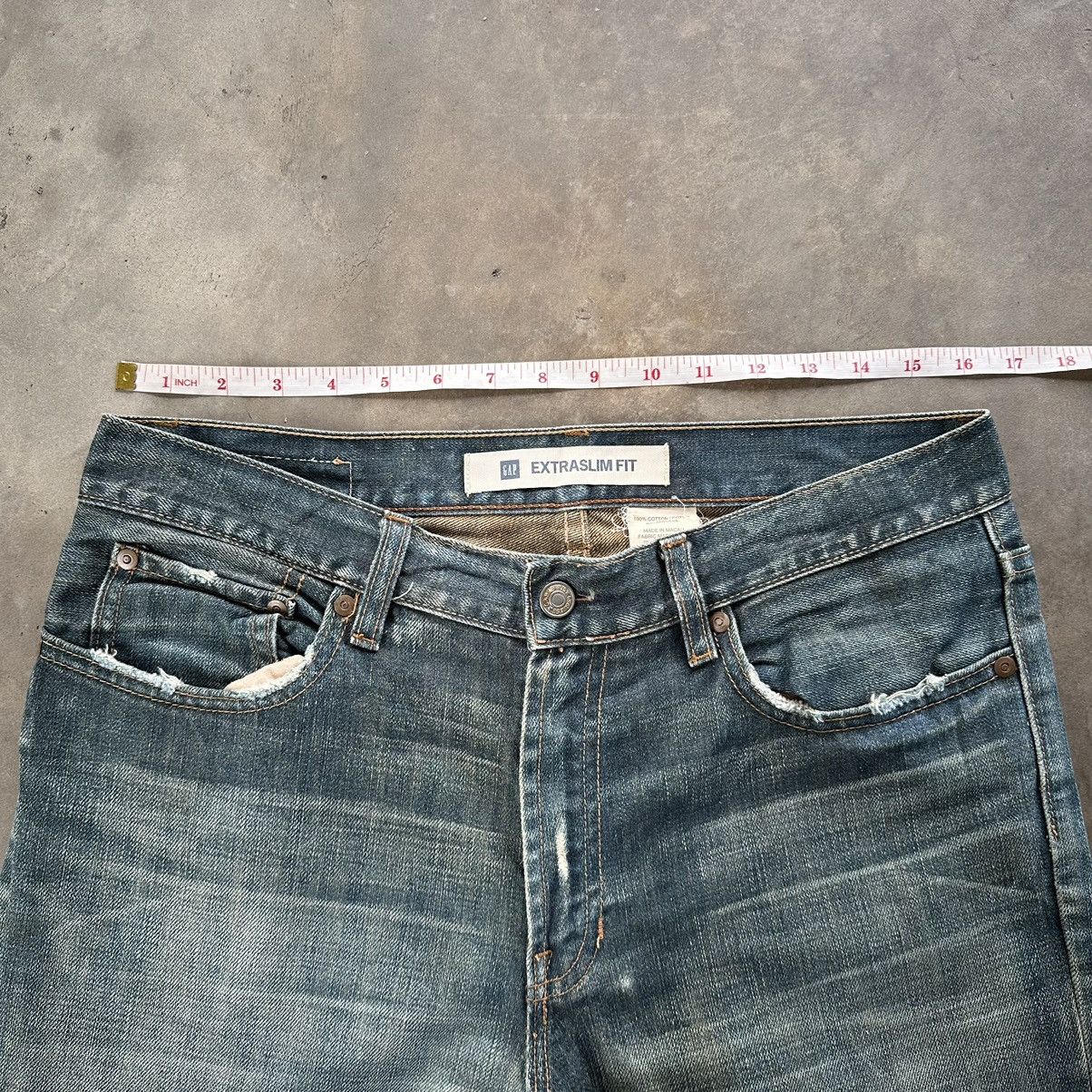 Japanese Brand Vintage Japanese Rusty Distressed Faded Denim Jean Pant W33 Size US 33 - 8 Thumbnail