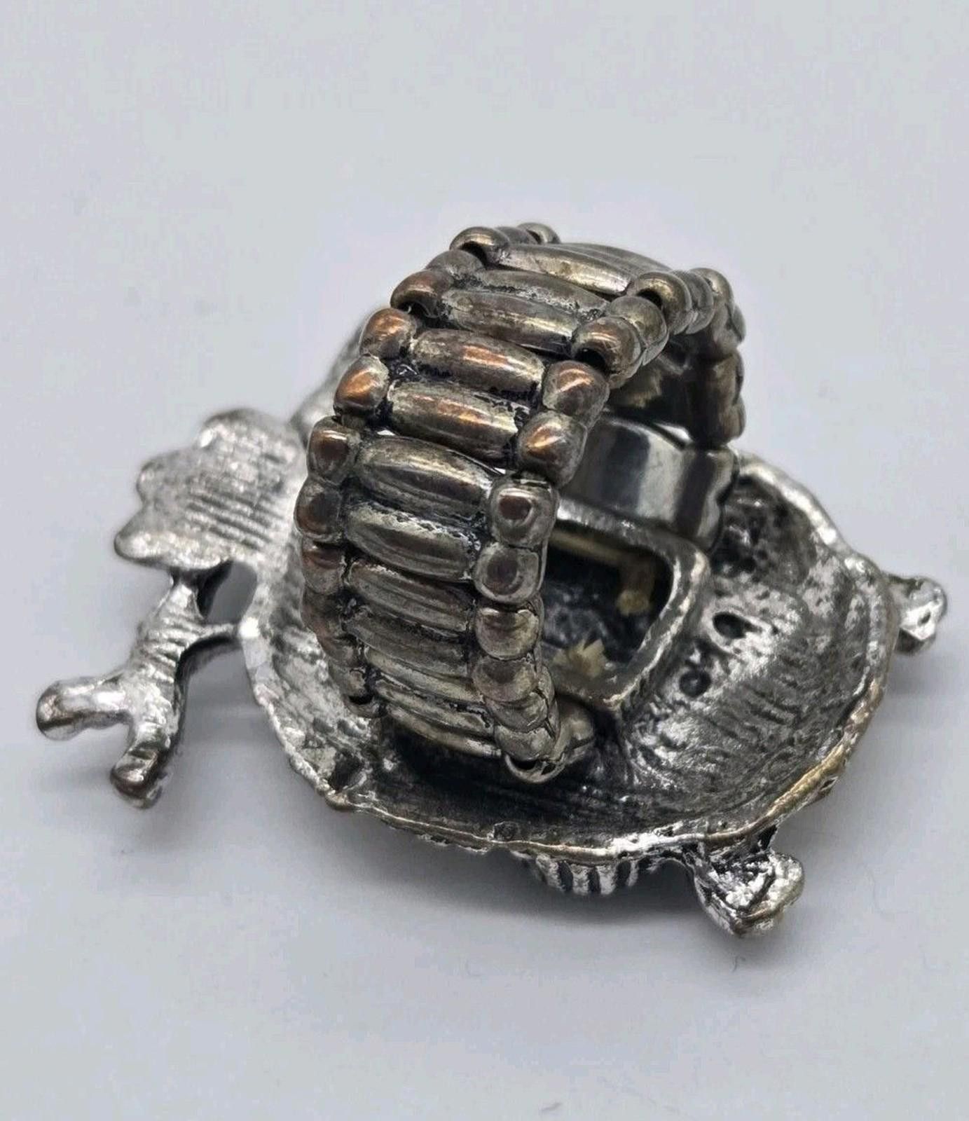 The Unbranded Brand Owl Ring Rhinestones Costume Jewelry? Owls! Stretchy Cute Ta Size ONE SIZE - 6 Thumbnail