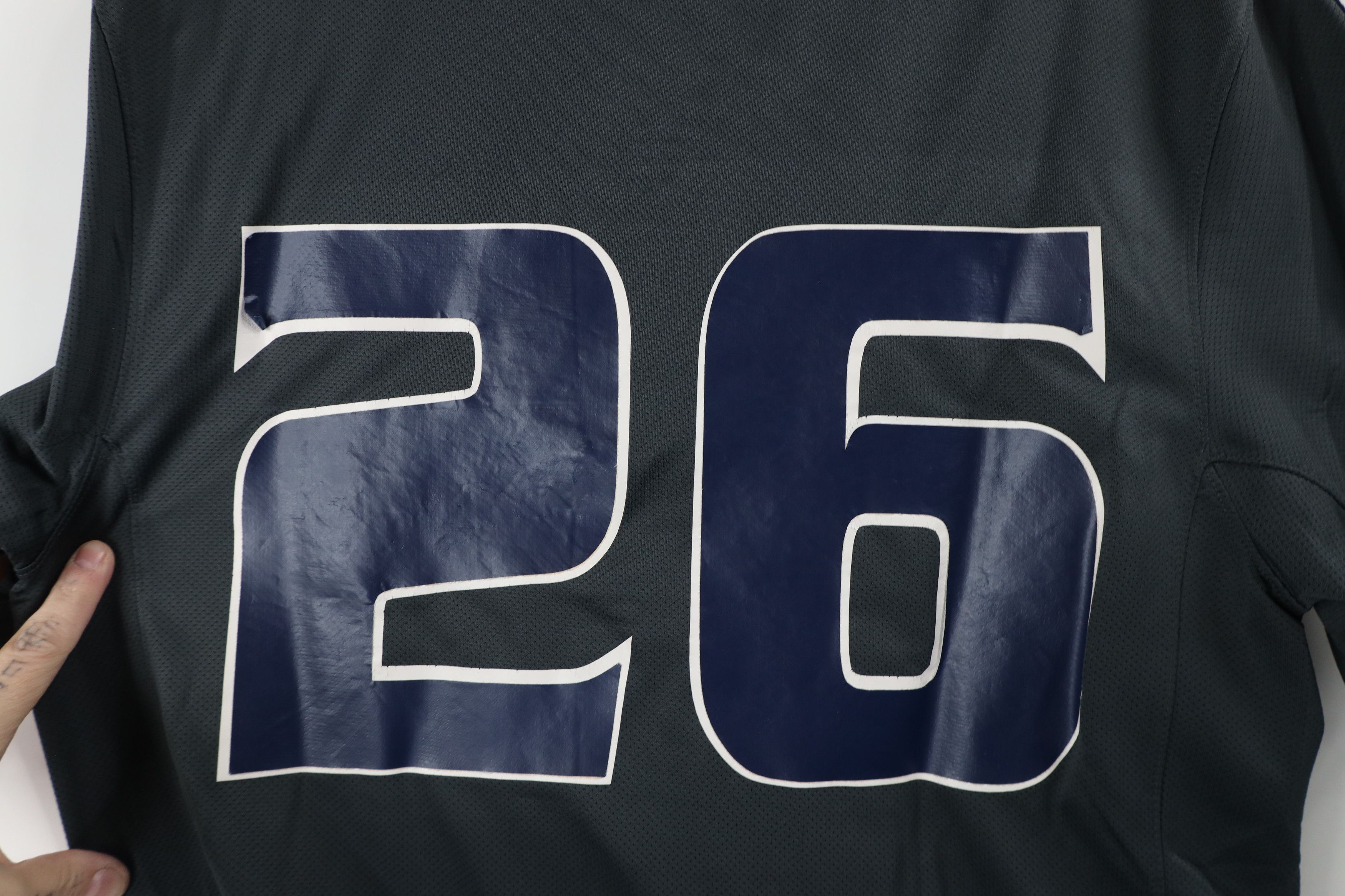 Nike × Vintage Nike Game Worn University of Toledo Soccer Jersey Gray #26 Size US S / EU 44-46 / 1 - 14 Thumbnail