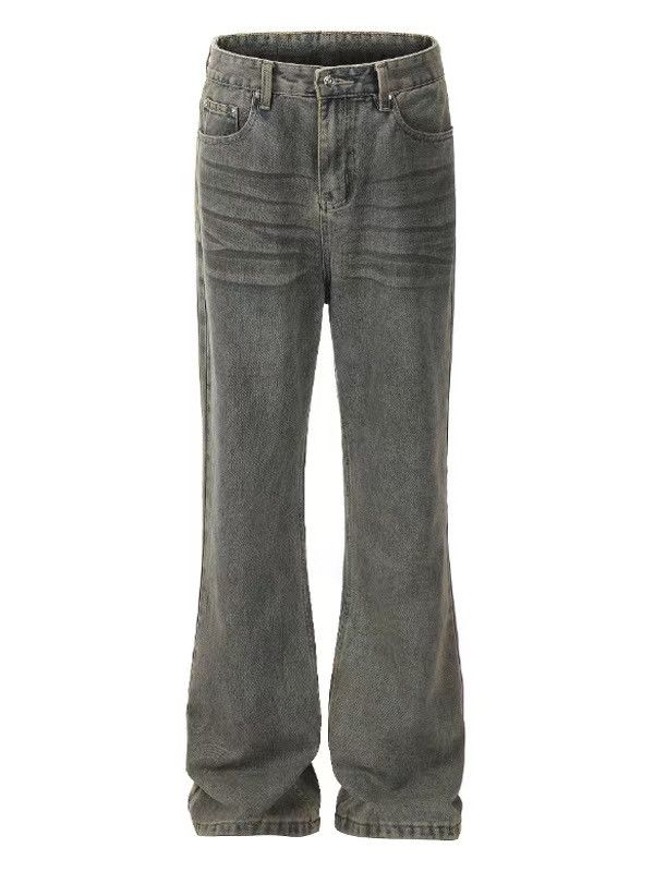 Japanese Brand × Jean Street wash distressed micro flared jeans Size US 30 / EU 46 - 2 Thumbnail
