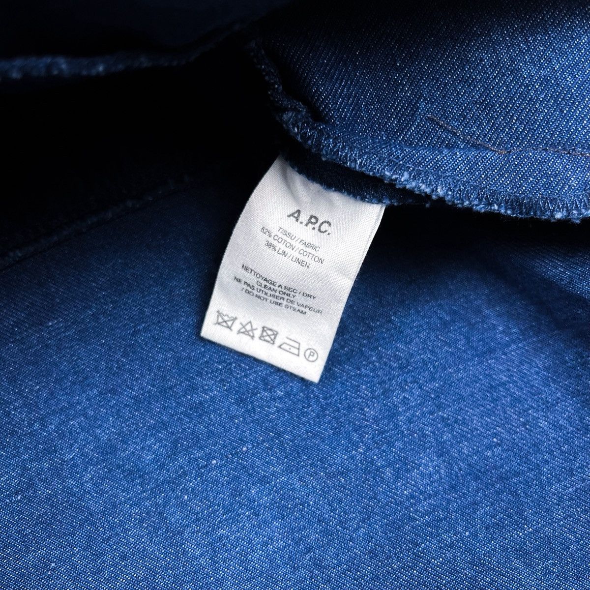 A.P.C. A.P.C. Indigo Denim Wrap Dress Size M / US 6-8 / IT 42-44 - 8 Thumbnail