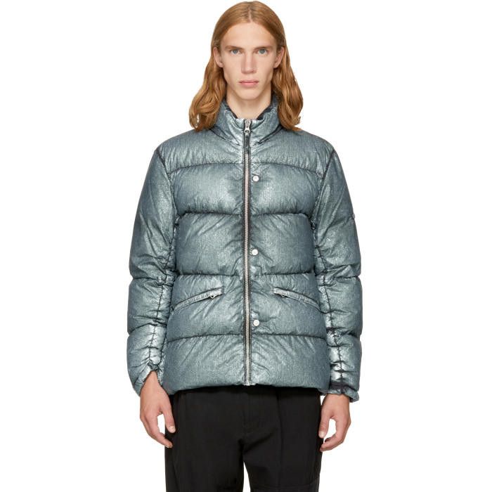 Stone Island Shadow Project STONE ISLAND SHADOW PROJECT DWN JKT NYLON METALLIC MIST BLUE Size US XXL / EU 58 / 5 - 2 Thumbnail