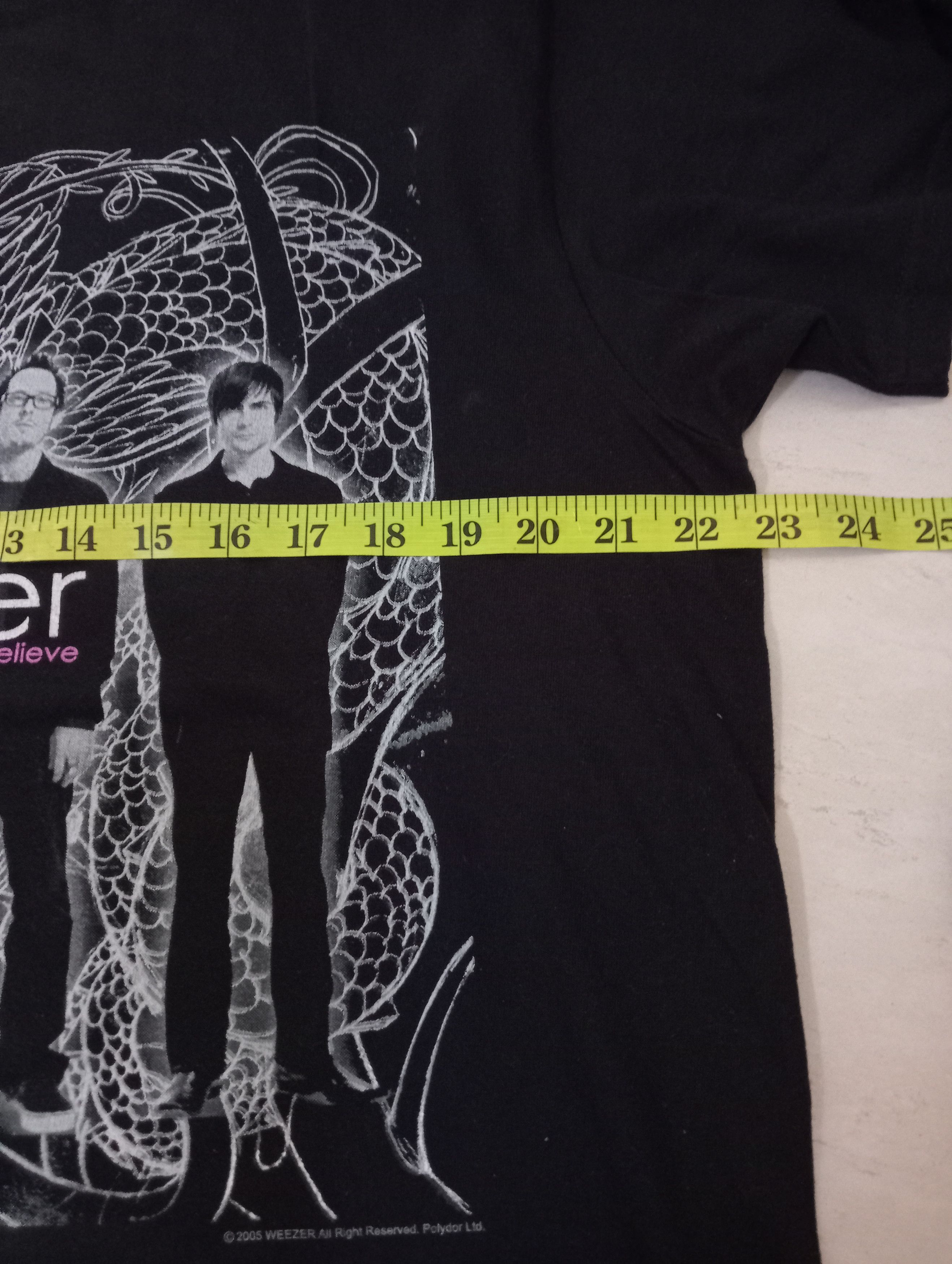 Band Tees weezer x vintage x bandtess Size US L / EU 52-54 / 3 - 7 Thumbnail