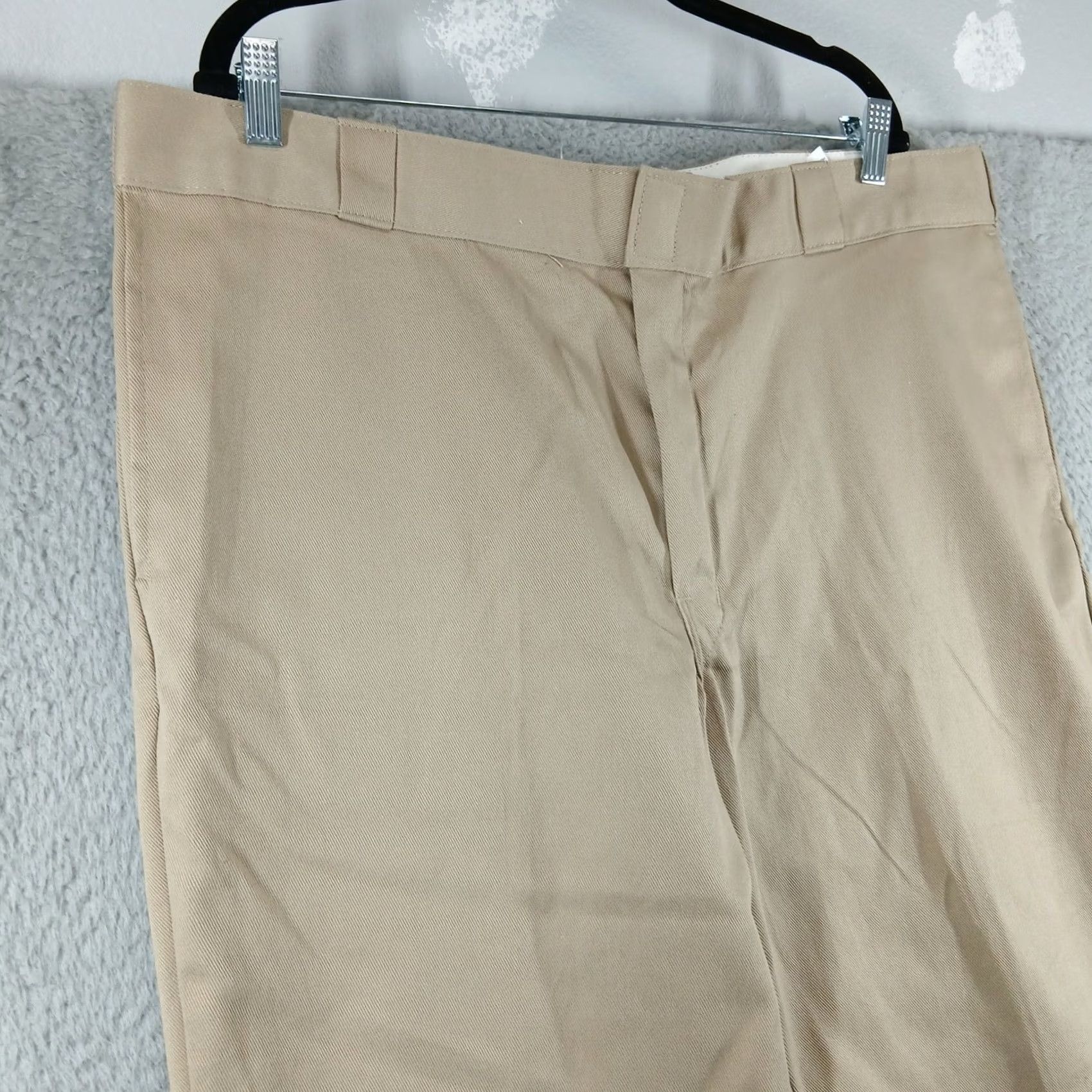 Dickies Dickies 874 Original Fit FLEX Khaki Work Pants Chino 42X30 Tan Beige Sl... Size US 42 / EU 58 - 7 Thumbnail