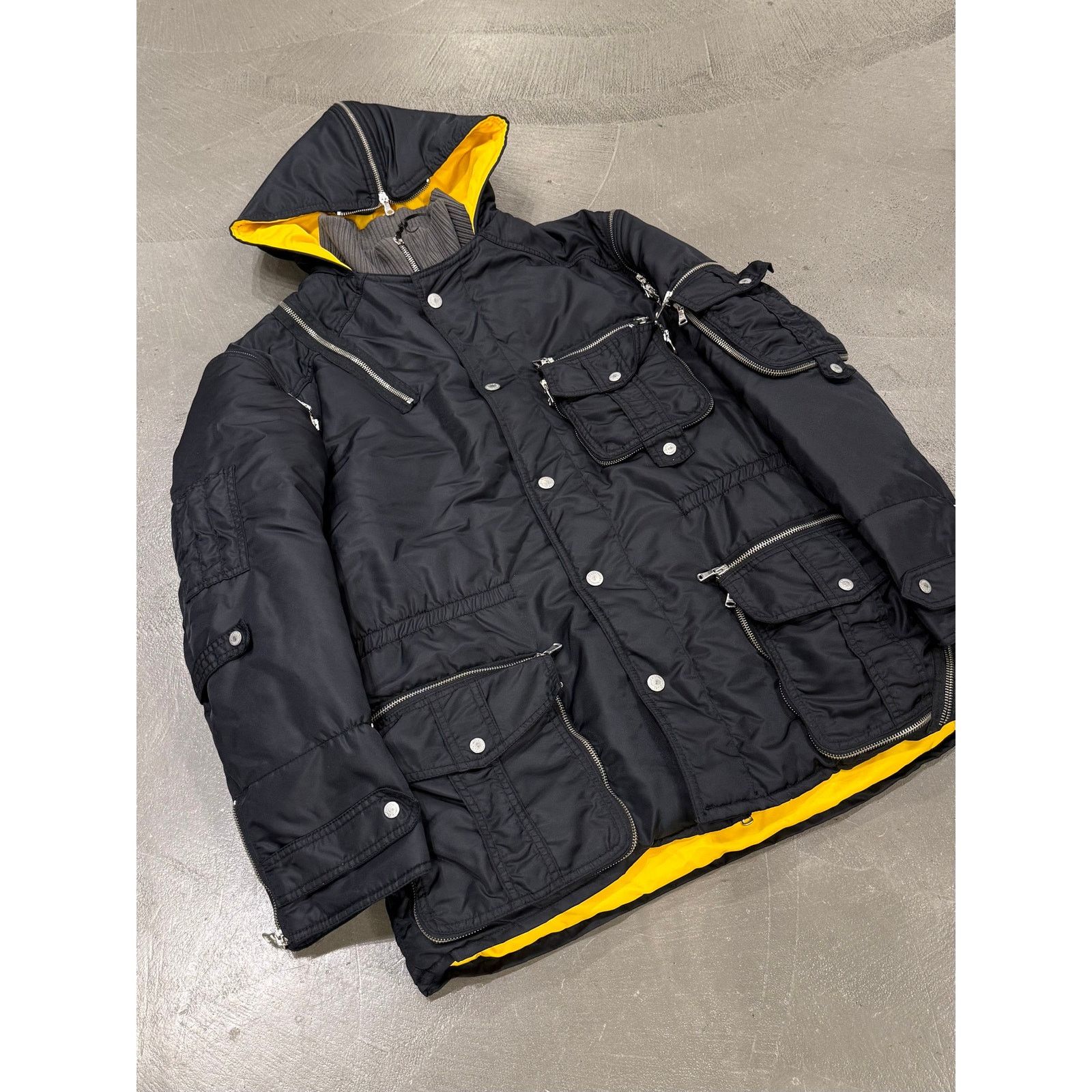 Dolce & Gabbana A/W2003 Dolce & Gabbana multi-zipper tornado cargo jacket Size US M / EU 48-50 / 2 - 3 Thumbnail