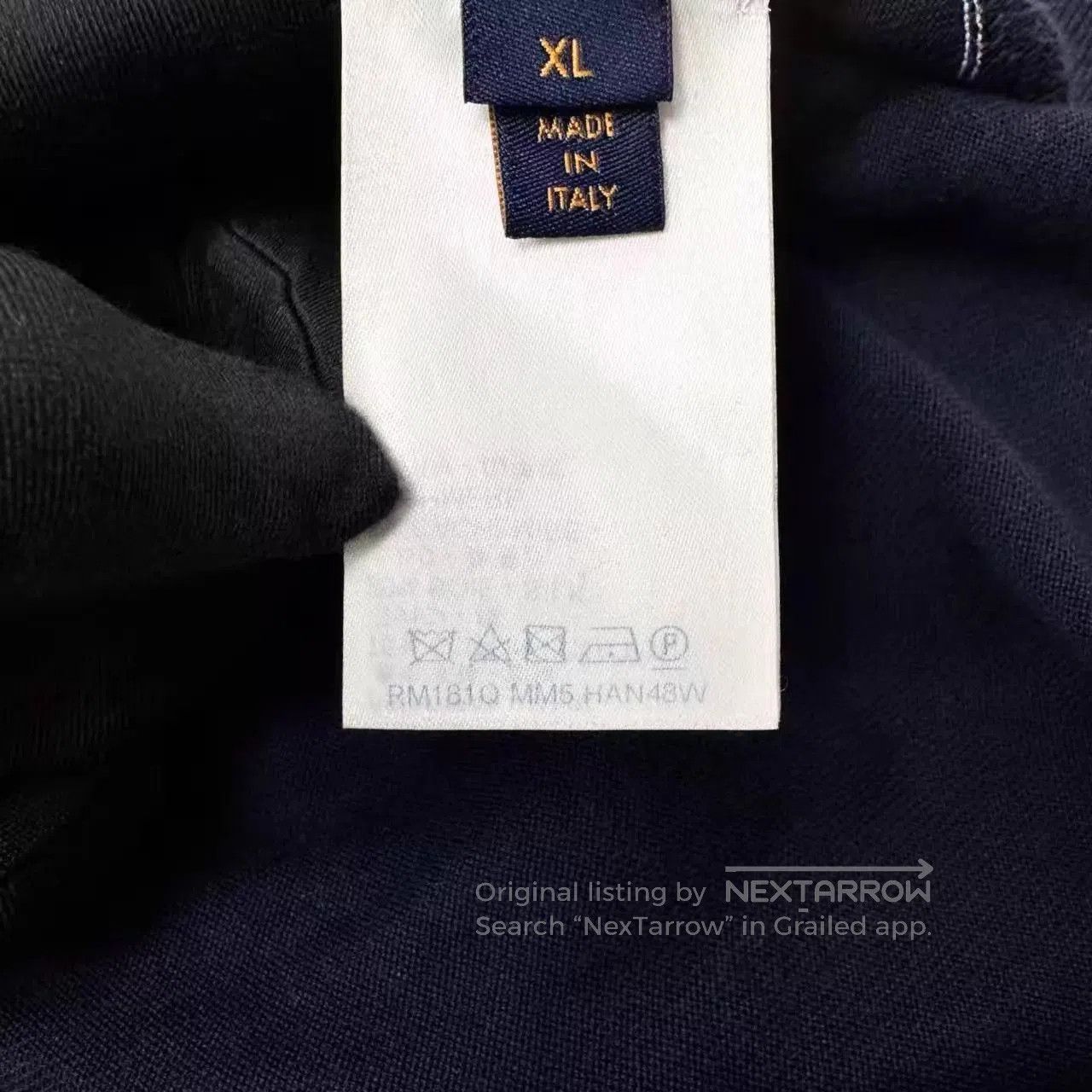 Louis Vuitton Blue Long Sleeve Crewneck Top. Size US XL / EU 56 / 4 - 5 Thumbnail