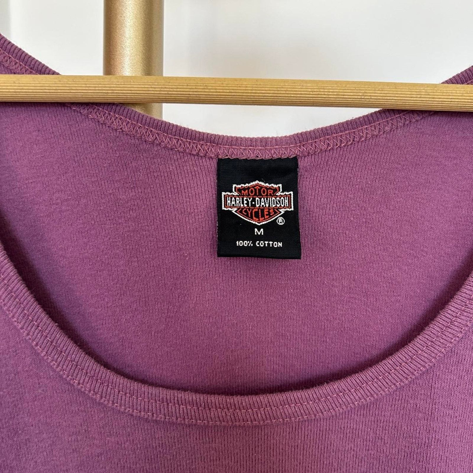 Harley Davidson Vintage Harley Davidson Low Cut Shirt 1994 Size M / US 6-8 / IT 42-44 - 4 Thumbnail