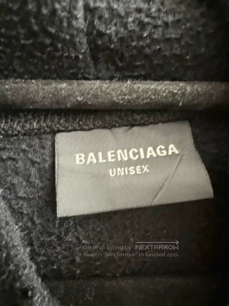 Balenciaga Balenciaga Fleece tower sweater aged mud-dye sweater hoode Size US M / EU 48-50 / 2 - 7 Thumbnail