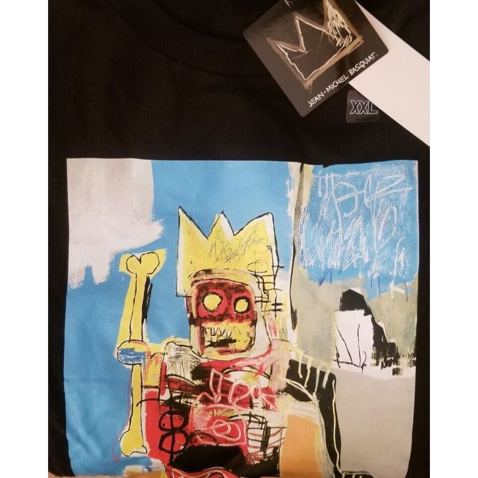 Uniqlo UNIQLO Jean-Michel Basquiat UT Art Black Unisex Japan XXL Size US XXL / EU 58 / 5 - 6 Thumbnail