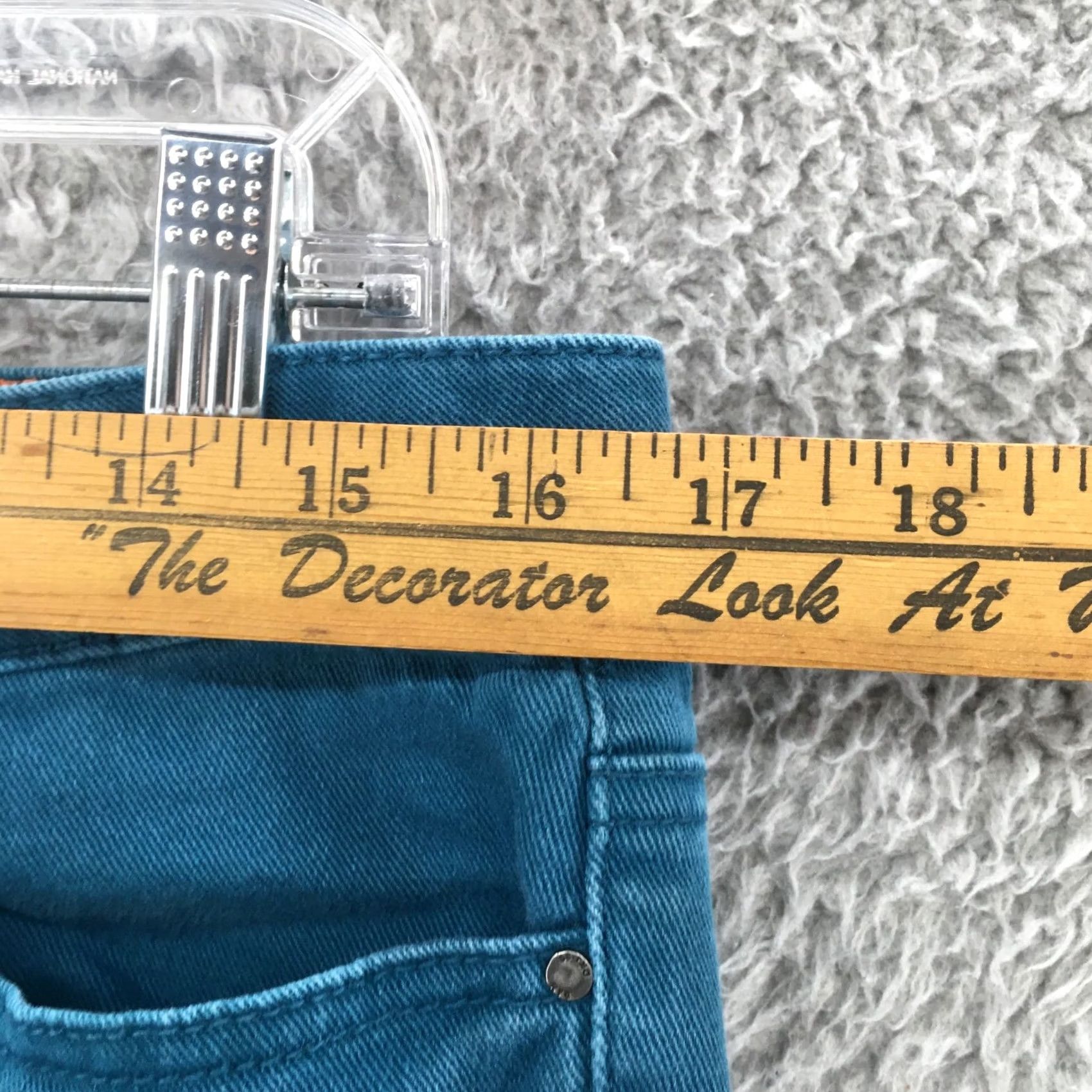 DKNY DKNY Soho Skinny Jeans Womens 12P Petite Blue Denim Mid Rise Zip Fly Casual Jeans Size 34" / US 12 / IT 48 - 5 Thumbnail