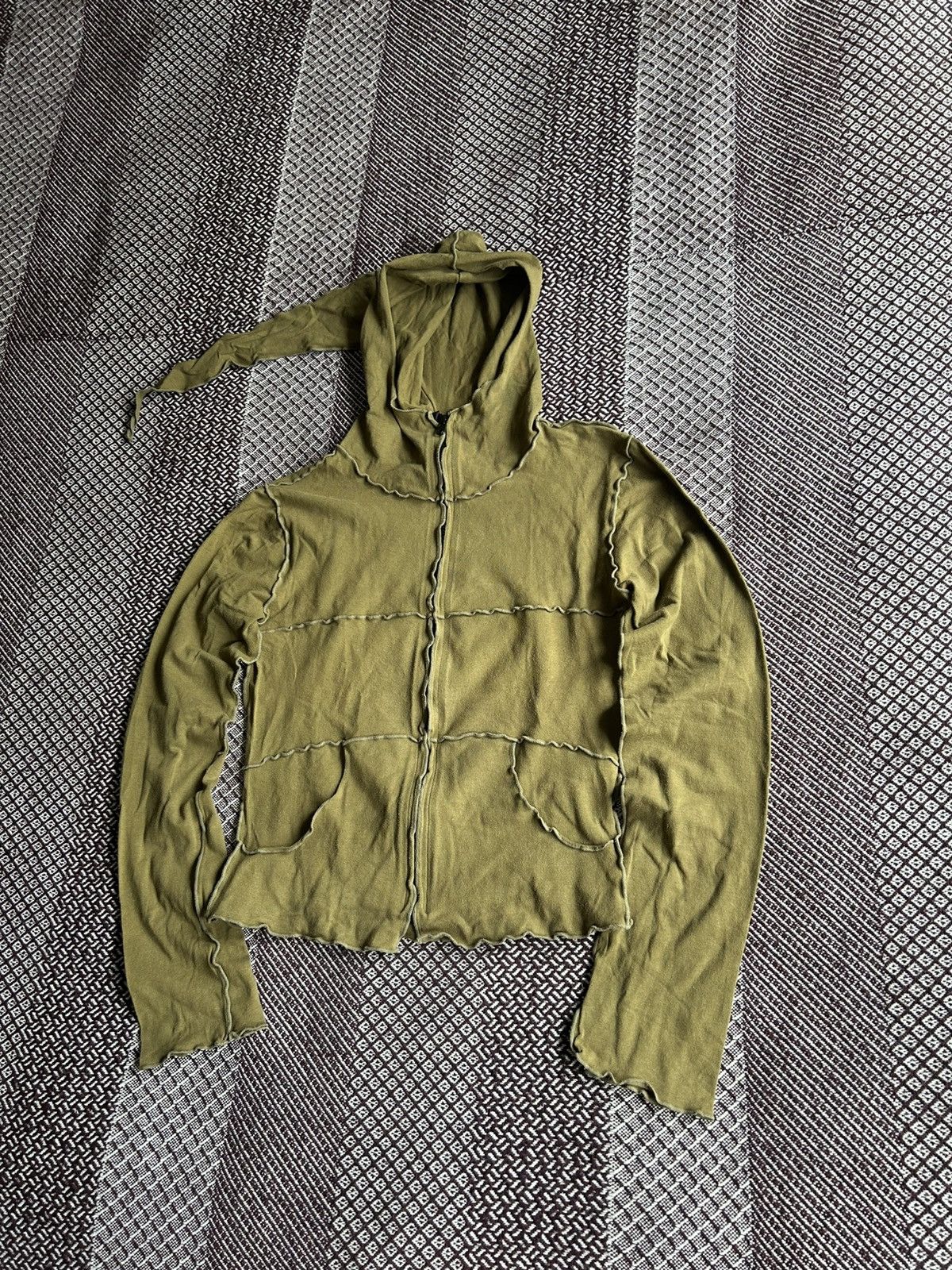 Japanese Brand × Vintage Vintage Y2K Elf Zip Hoodie Grunge Avantgarde Size M-L Rare Size M / US 6-8 / IT 42-44 - 2 Thumbnail