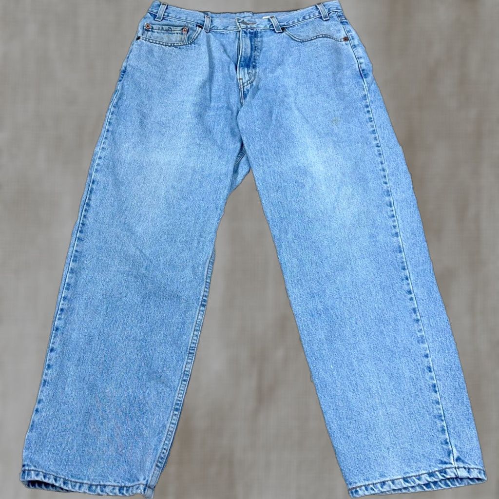 Levi's VINTAGE Levi's 550 Jeans Men 36 Relaxed Tapered 90s Blue Denim 5-Pocket Baggy Slim Fit Casual Mens Size US 36 / EU 52 - 1 Thumbnail