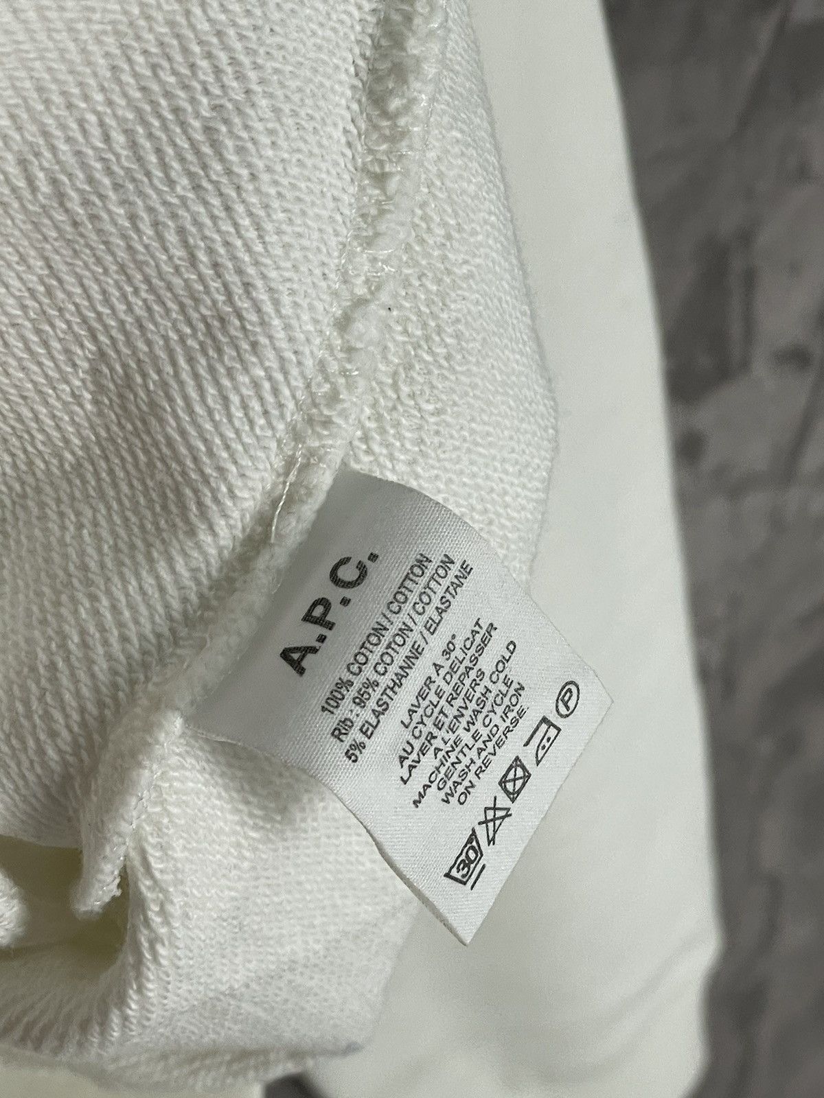 A.P.C. × Japanese Brand Y2K Vintage 90s APC Sweatshirt Japanese A.P.C. Crewneck Size US M / EU 48-50 / 2 - 10 Thumbnail