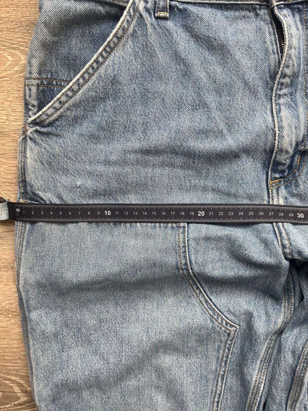 Carhartt × Vintage Carhartt baggy baby blue jeans workwear streetwear drip swag Size US 32 / EU 48 - 9 Thumbnail