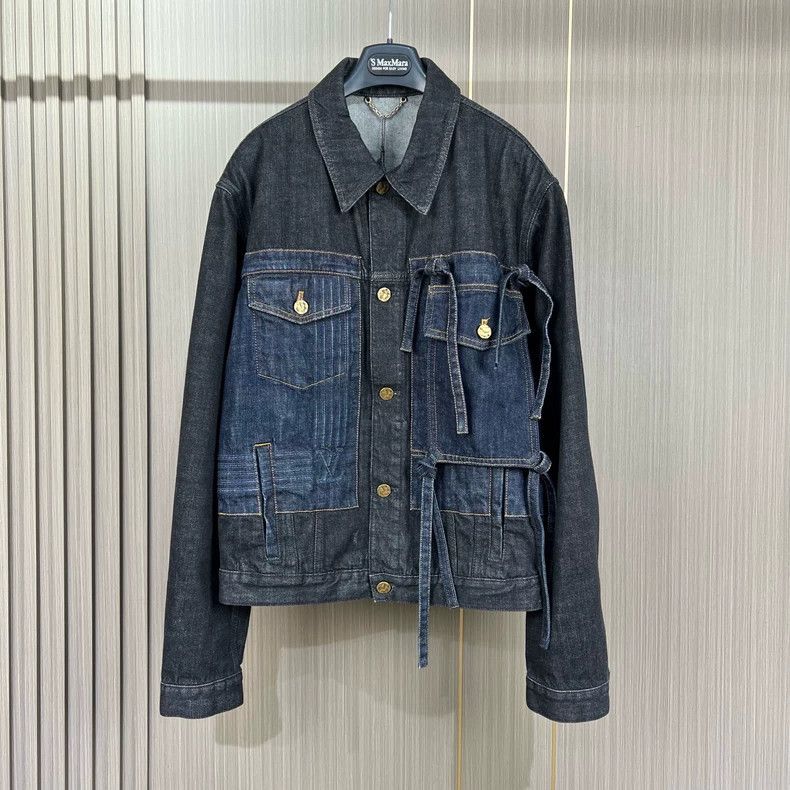 Louis Vuitton louis vuitton denim jacket with bow details-dmc Size US L / EU 52-54 / 3 - 1 Thumbnail