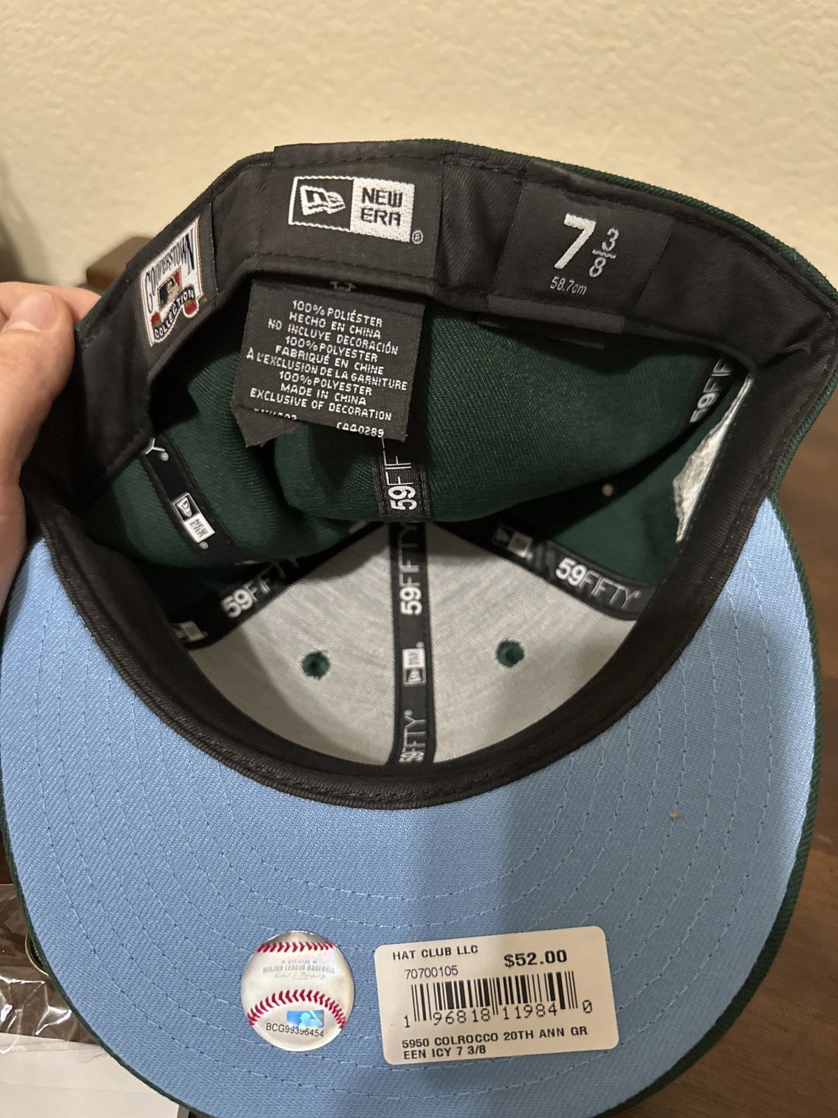 Hat Club × New Era Hat Club Icy UV Rockies MTN Green 73/8 Size ONE SIZE - 3 Thumbnail