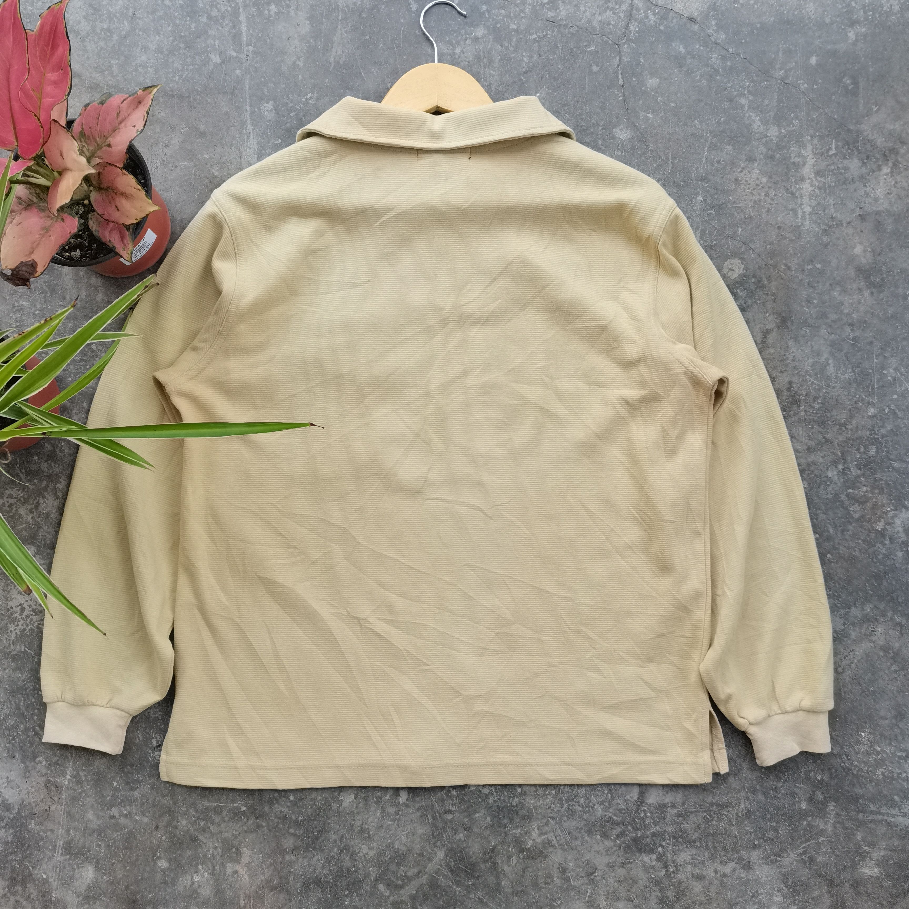 Kansai Yamamoto × Vintage Vintage SISSY By KANSAI YAMAMOTO Half Zipper Longsleeve Tee Size US M / EU 48-50 / 2 - 6 Thumbnail