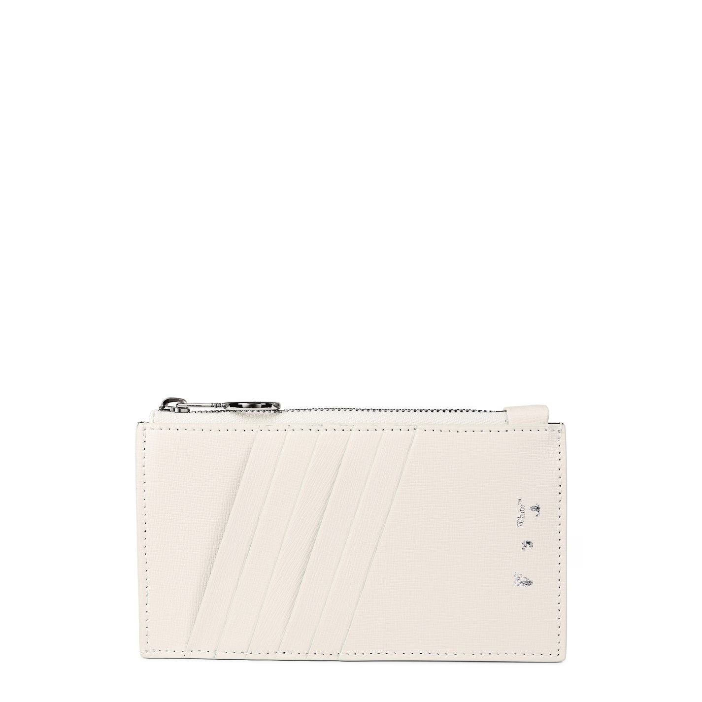 Off-White o1g2r1mq0125 Size: OS / Zip Card Case in Off White & Black Size ONE SIZE - 2 Thumbnail
