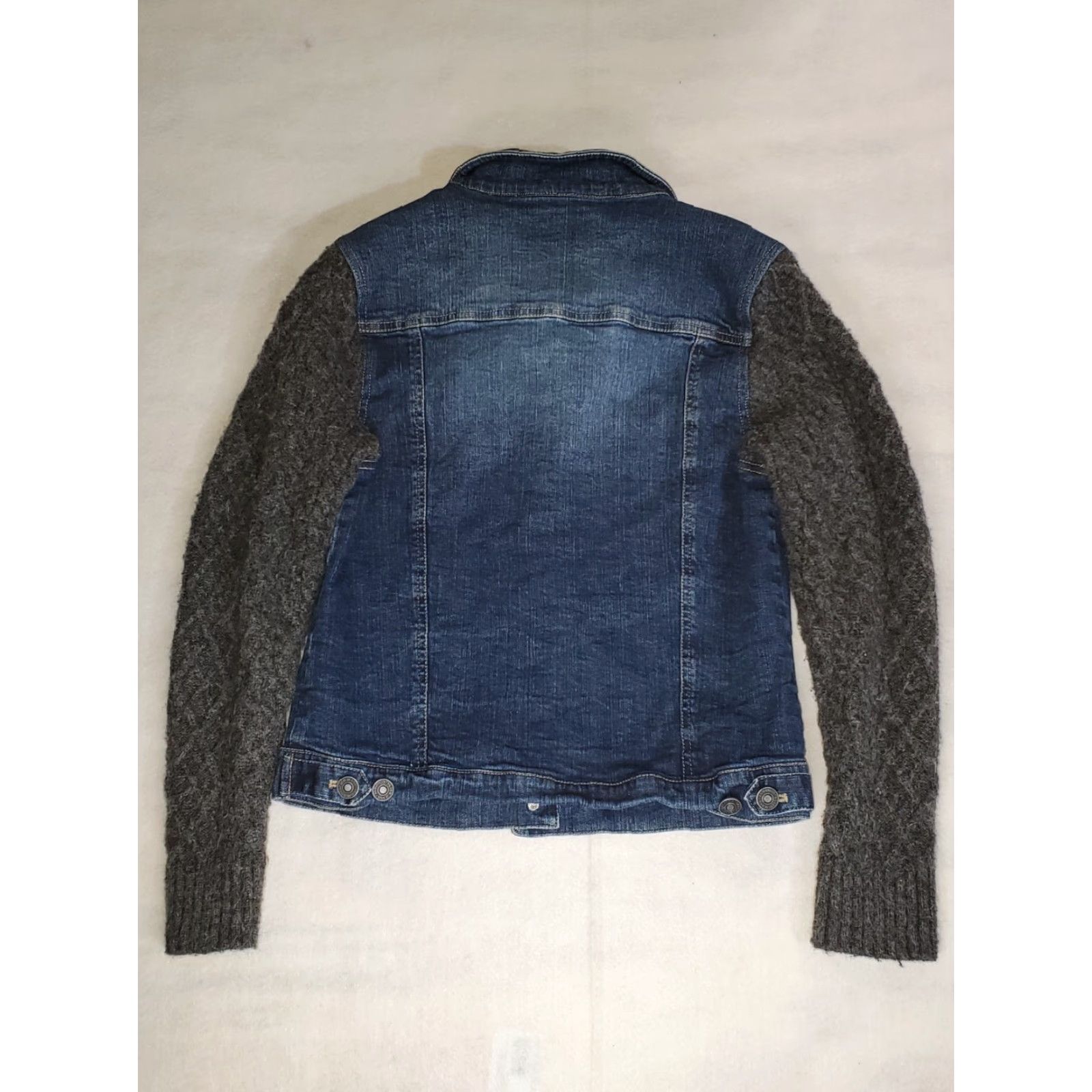Silver Jeans Co. Silver Jeans Jacket Denim Blue Gray Button-Down Casual Womens Size S Jacket Size S / US 4 / IT 40 - 3 Thumbnail
