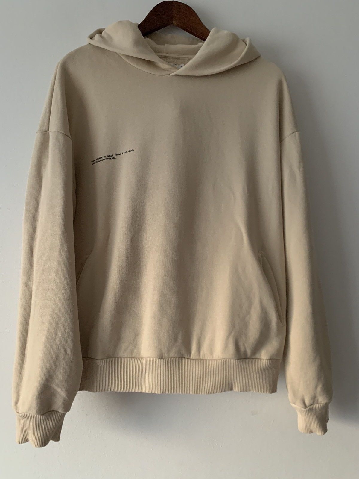 Pangaia 🔥 Pangaia Beige Cotton Hoodie Size US M / EU 48-50 / 2 - 1 Thumbnail