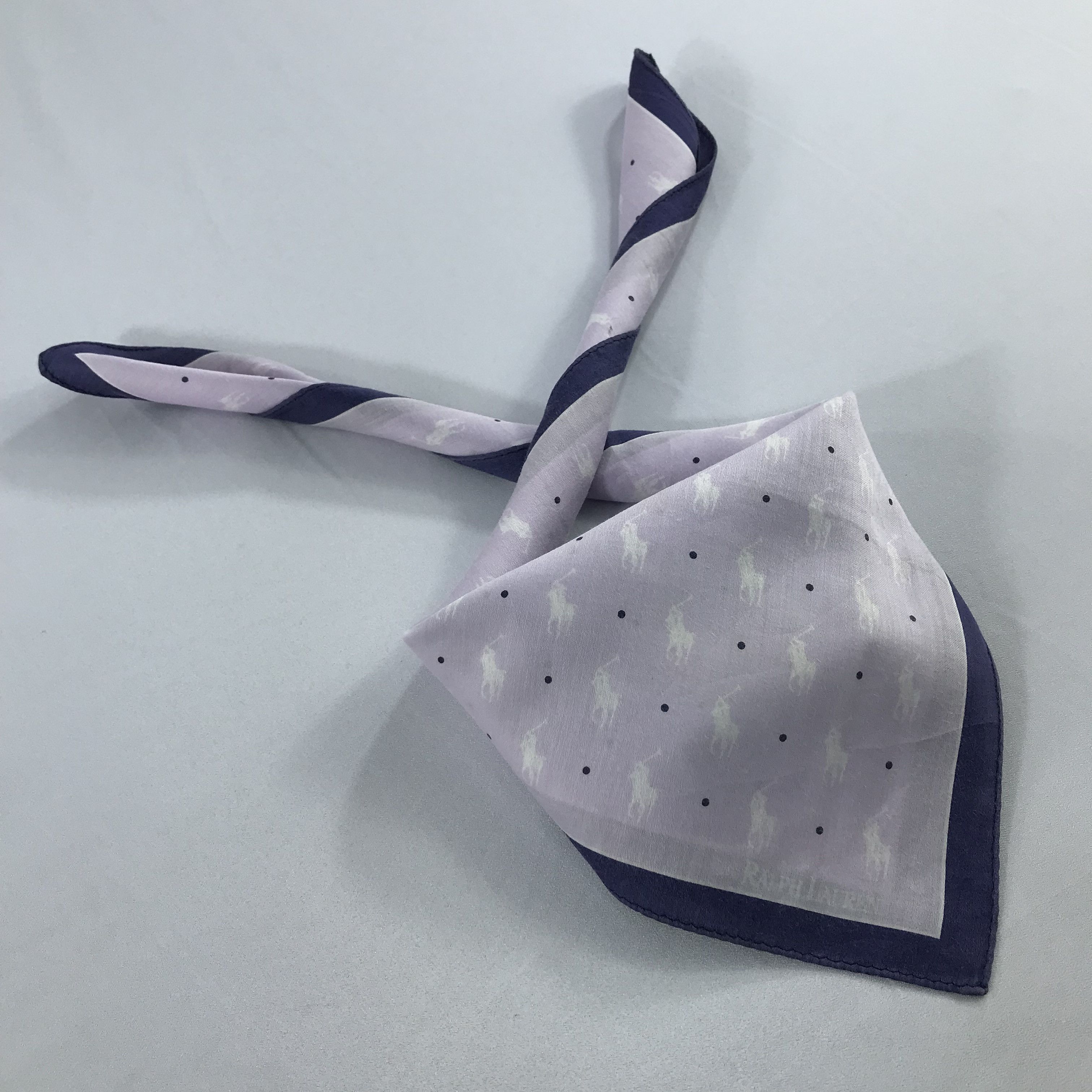 Ralph Lauren × Vintage Ralph Lauren Bandana / Handkerchief / Neckerchief - S2103 Size ONE SIZE - 4 Thumbnail