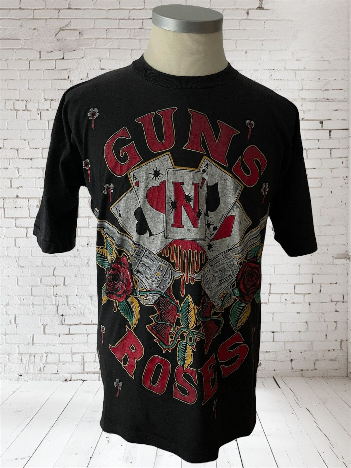 Vintage Vintage Guns N’ Roses Use Your Illusion-Era Bootleg T-Shirt Size US XXL / EU 58 / 5 - 1 Thumbnail