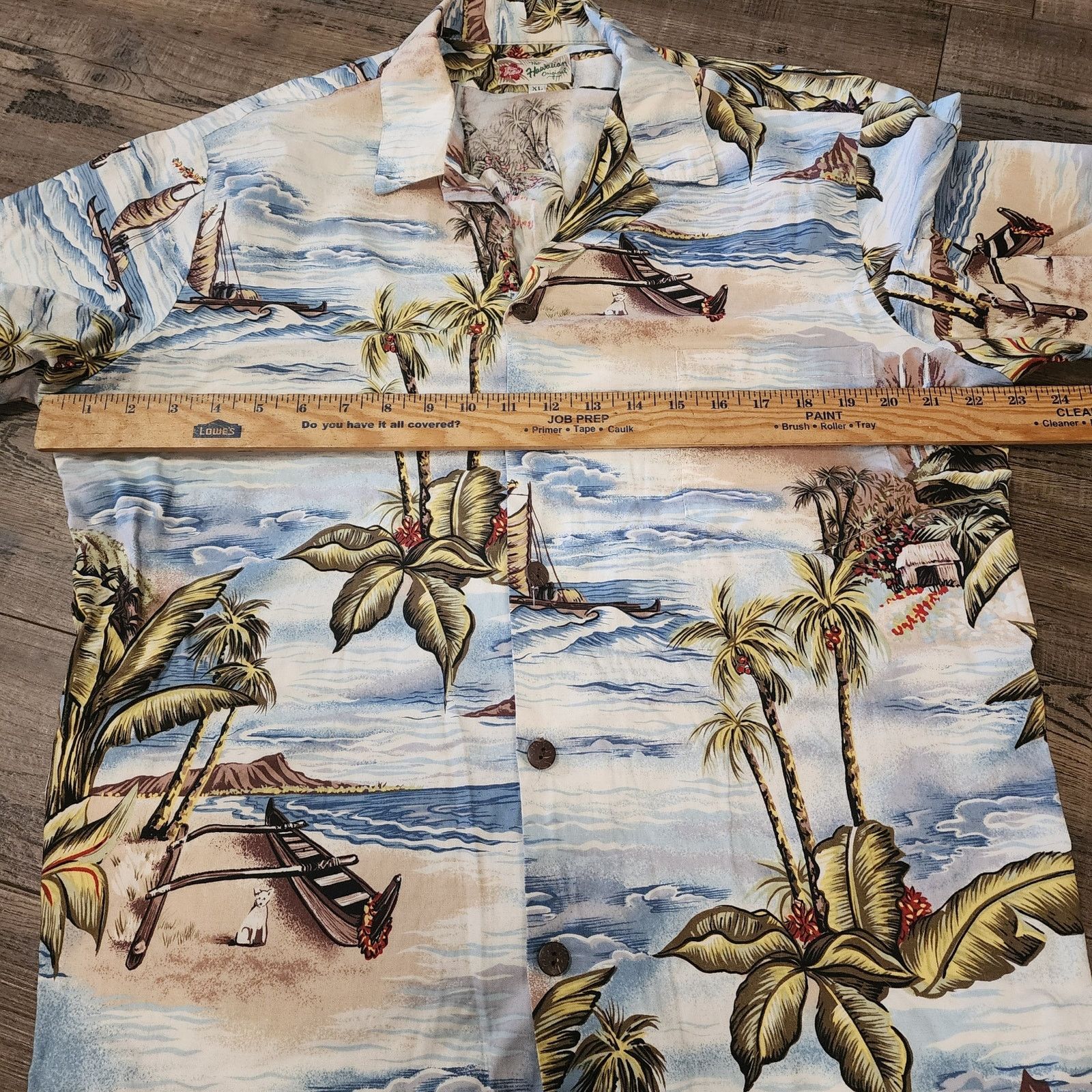 Hilo Hattie Hilo Hattie short sleeve Hawaiian shirt tropical Sz XL 2500 Size US XL / EU 56 / 4 - 3 Thumbnail