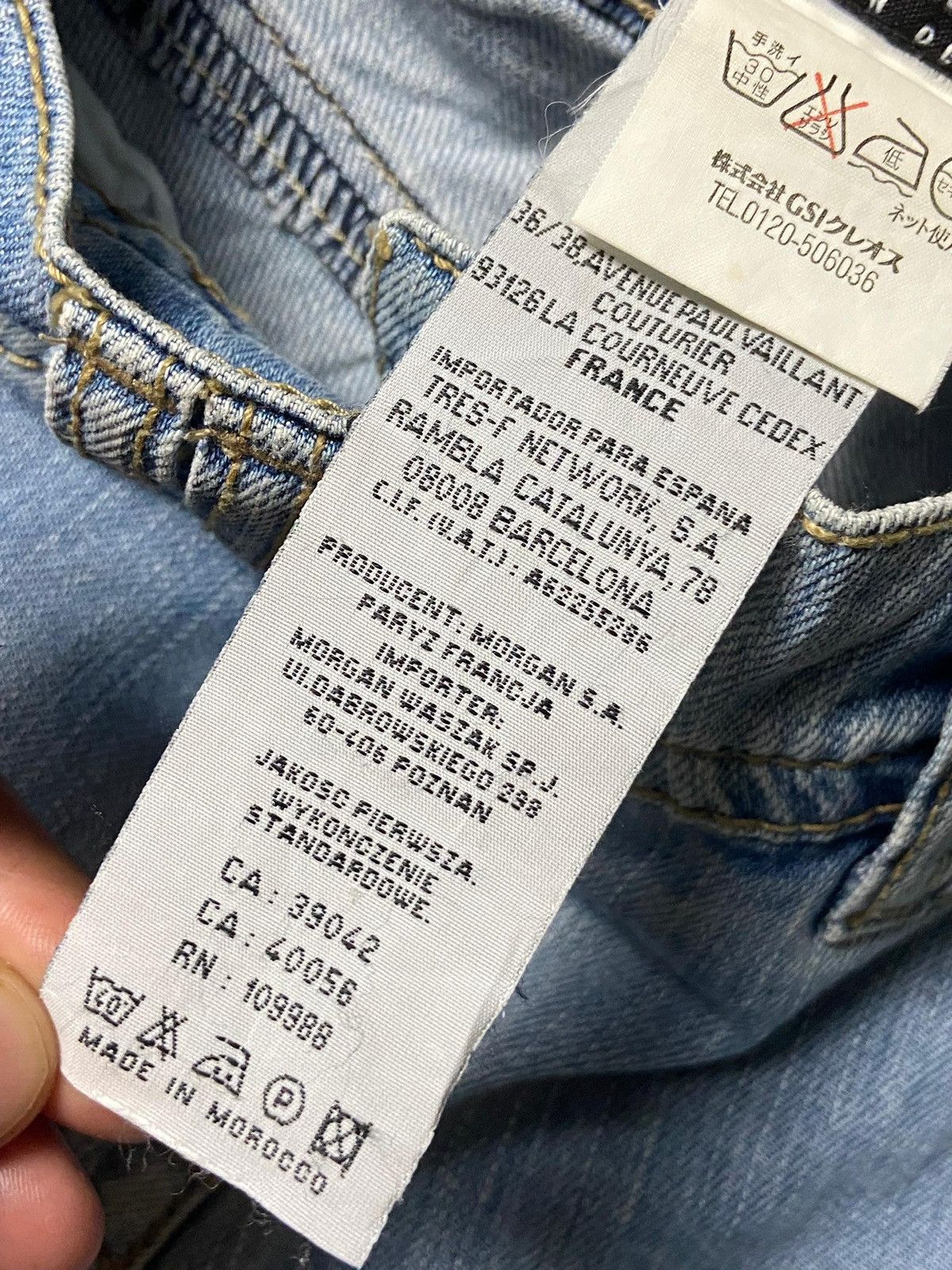 Morgan De Toi Vintage Morgan de Toi Denim Jeans with Cuffs (153) Size US 28 / EU 44 - 8 Thumbnail