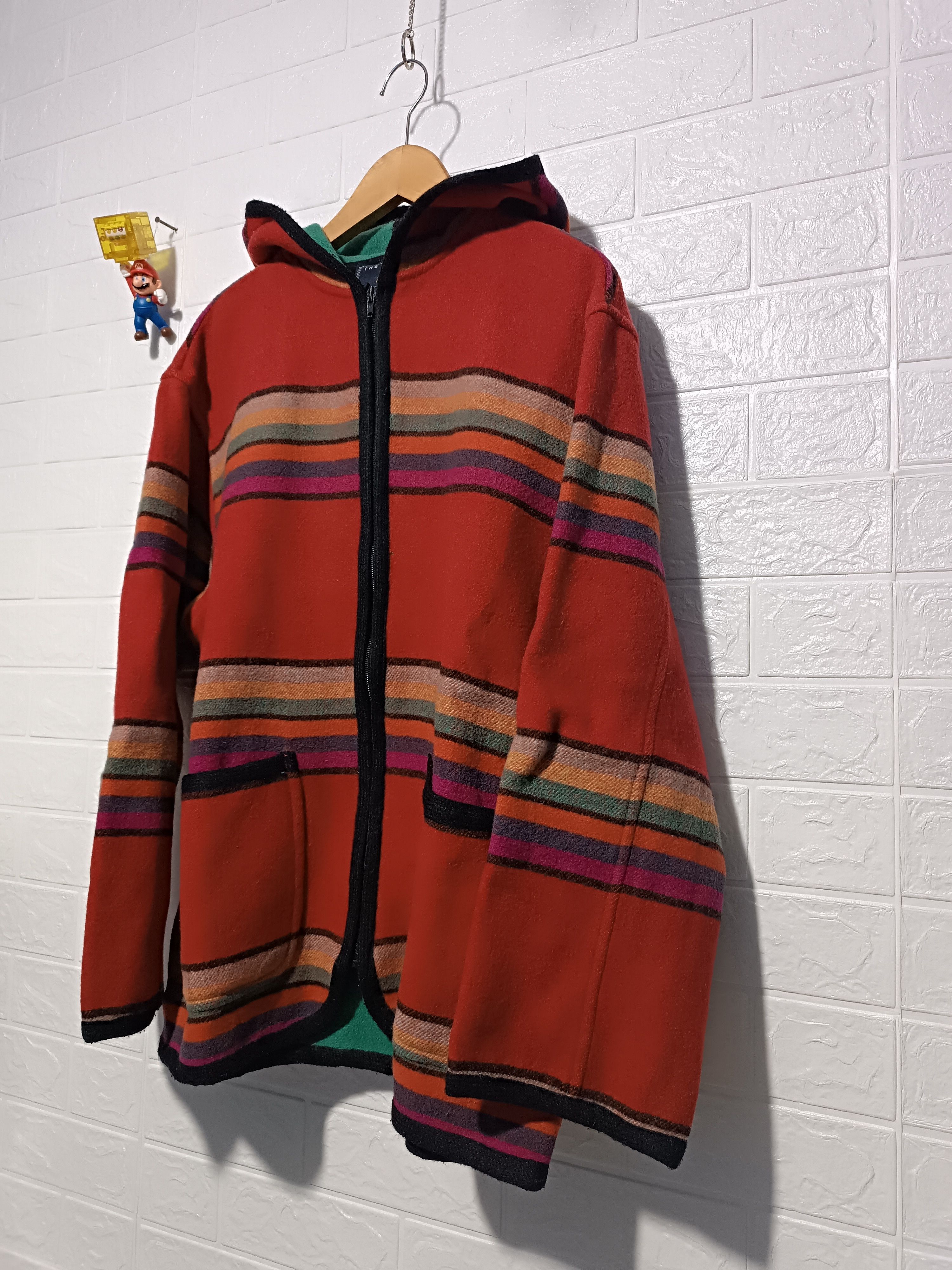 Japanese Brand Vintage Limited Collection Blanket Coat Wool Hoodie Jacket Size US L / EU 52-54 / 3 - 4 Thumbnail