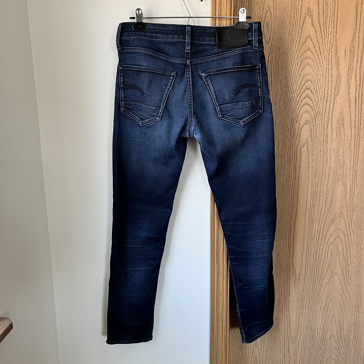 G-Star G Star Raw 3301 Slim Men’s Jeans Deep Blue Size US 29 - 2 Thumbnail